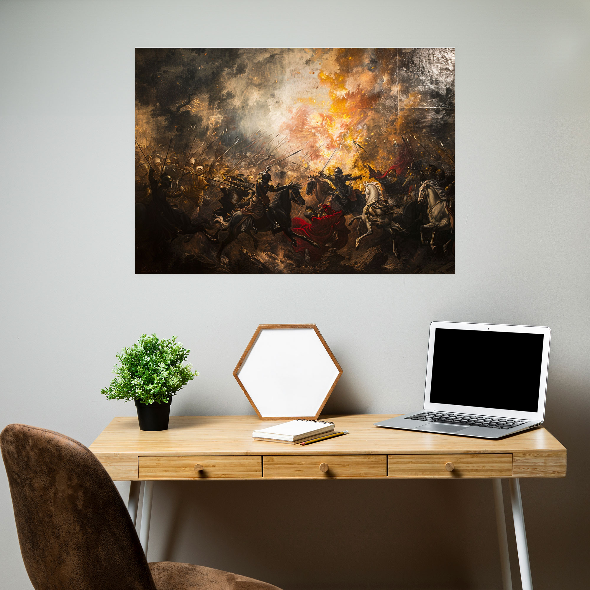 Baroque Style Painting Wall Art - Baroque, Baroque Style Painting, Home Decoration, Wall Decoration