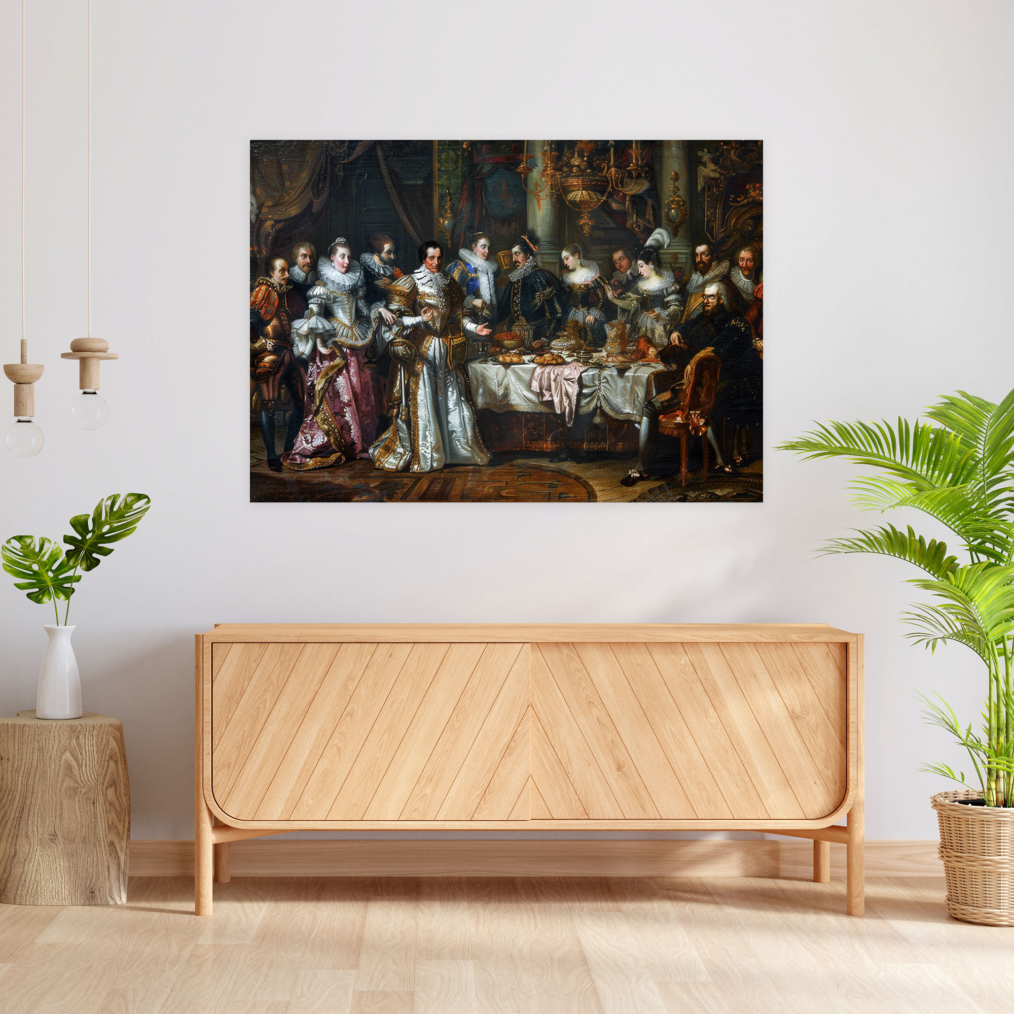 Baroque Style Painting Wall Art - Baroque, Wall Decoration, Canvas, Home Decoration