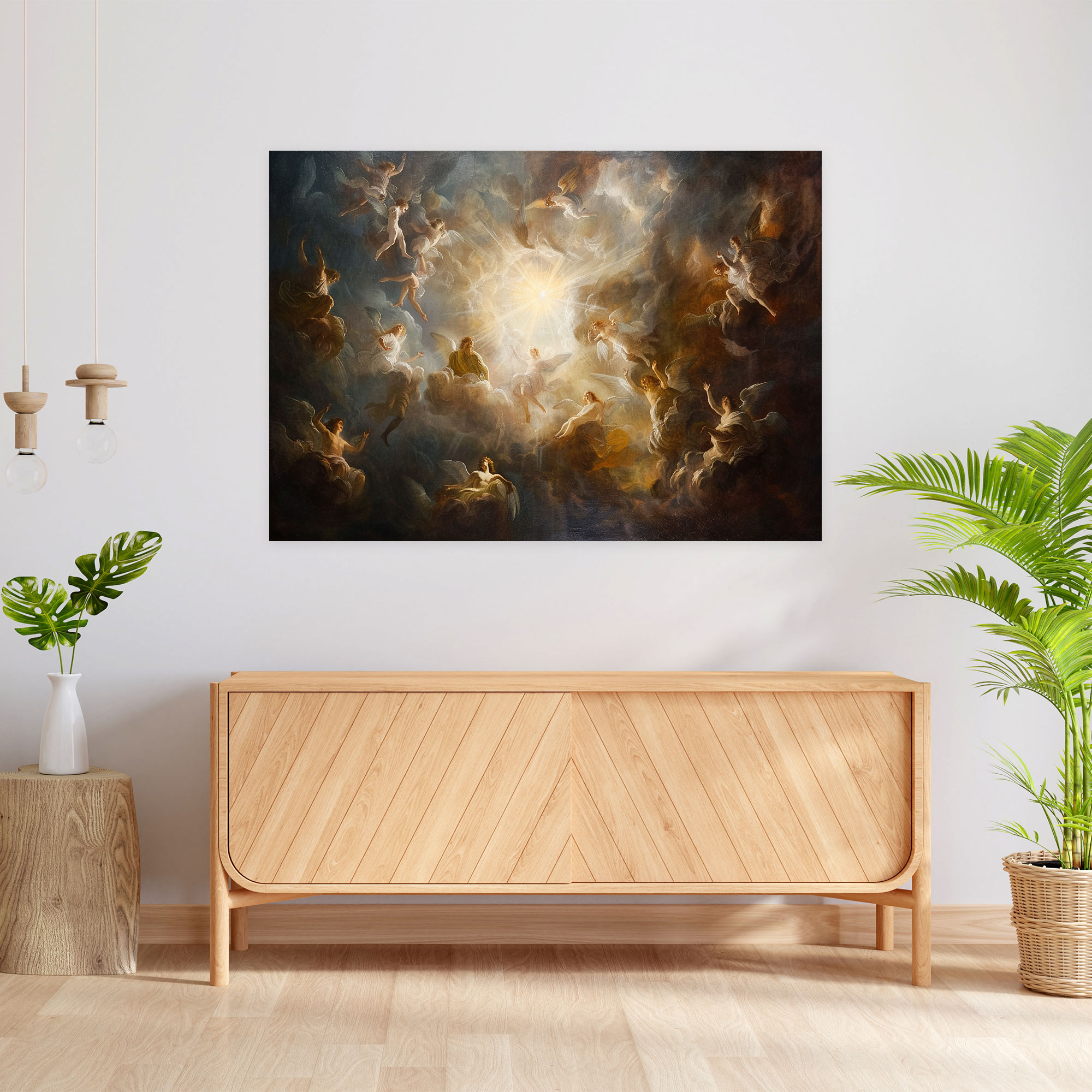 Baroque Style Painting Wall Decoration - Baroque, Home Decoration, Wall Art, Canvas Print