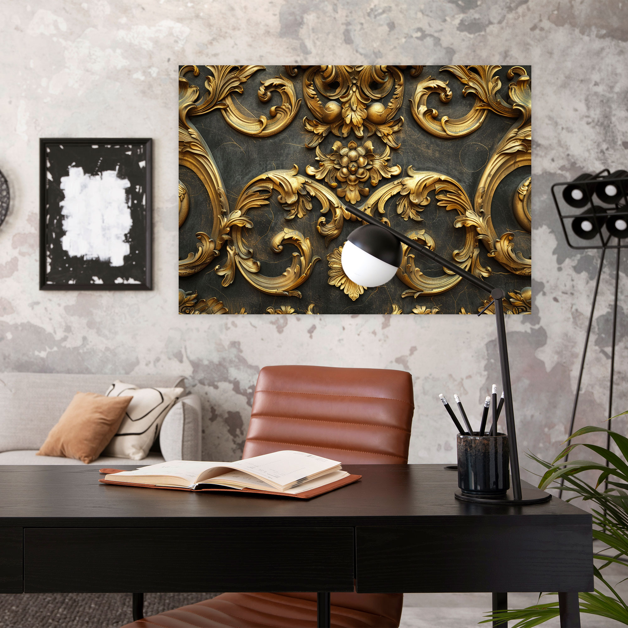 Baroque Style Painting Canvas Print - Baroque, Canvas Print, Wall Decoration, Wall Art