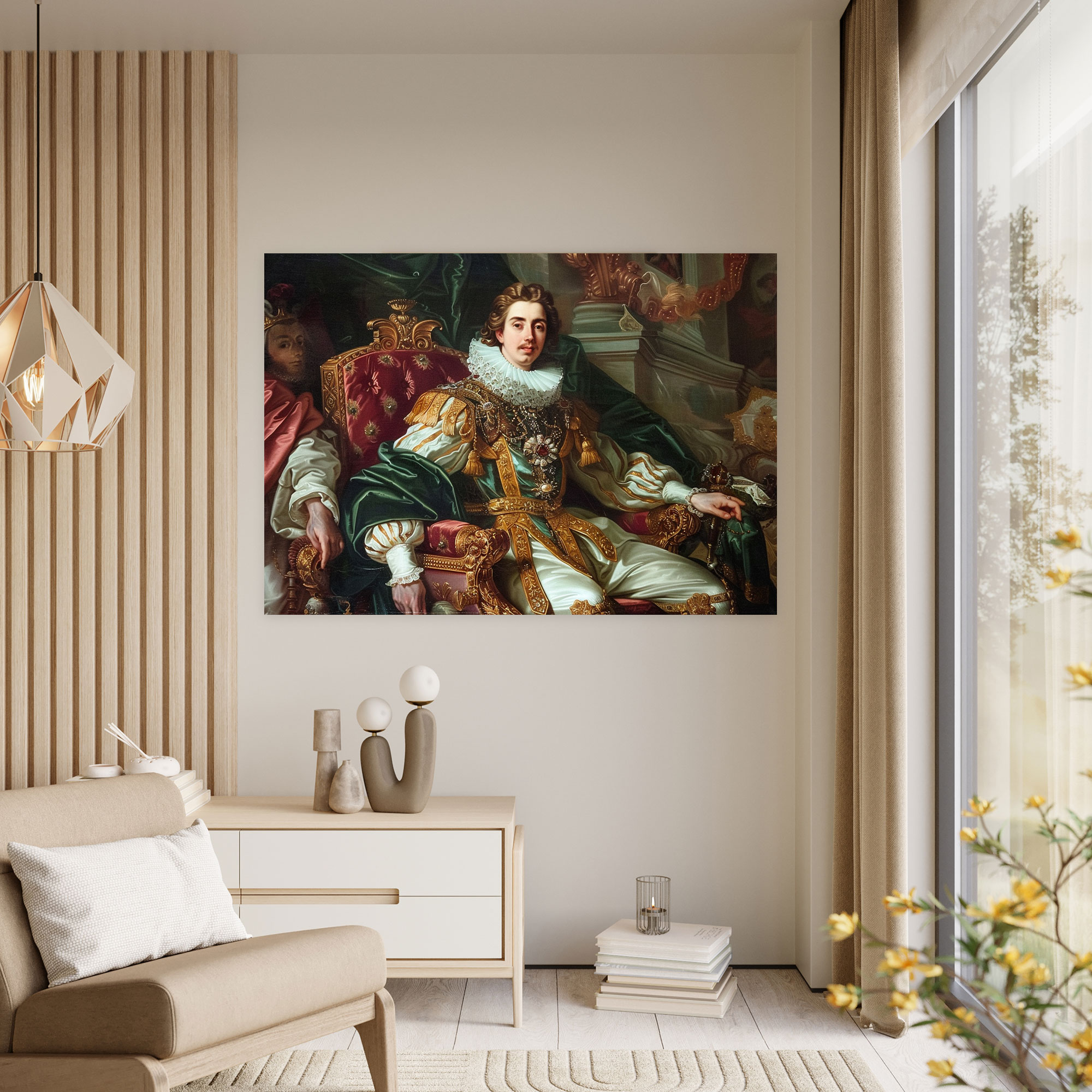 Baroque Style Painting Wall Art - Baroque, Wall Decoration, Wall Art, Canvas Wall Art