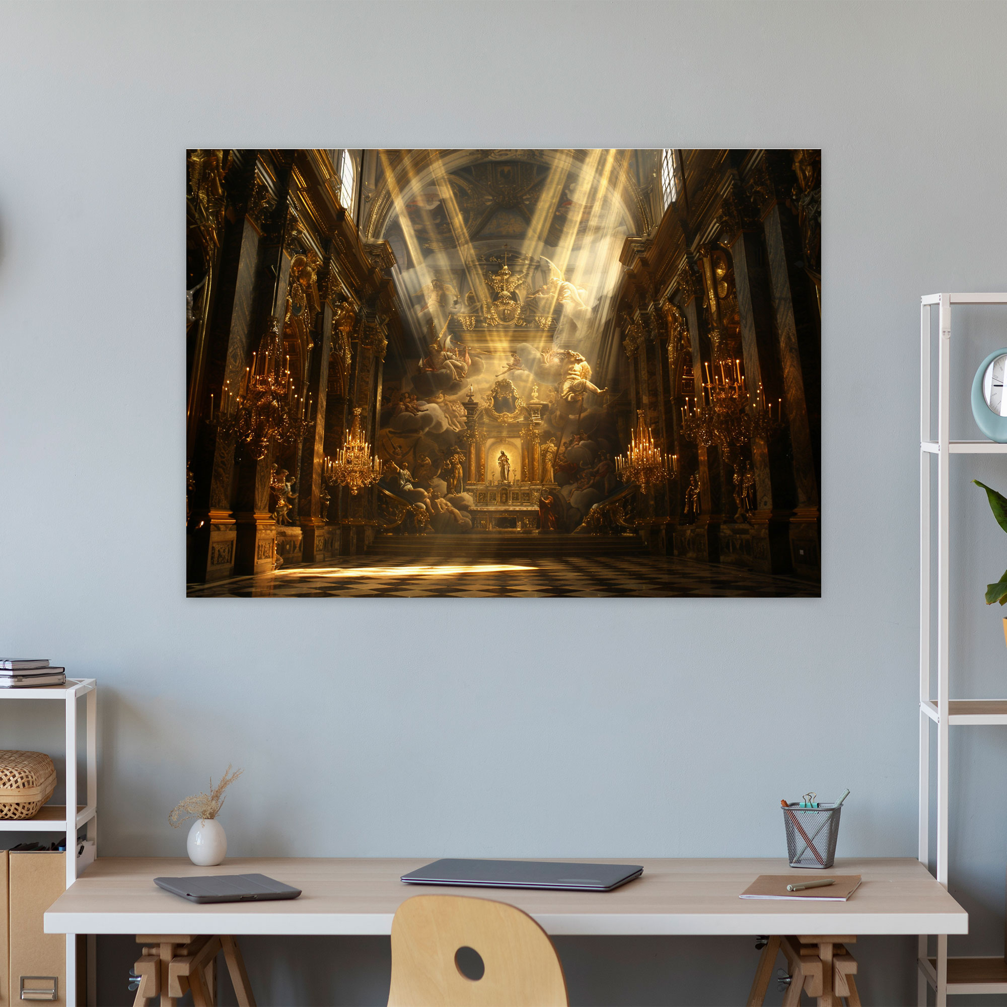 Baroque Style Painting Canvas Print - Baroque, Home Decoration, Canvas Print, Baroque Style Painting