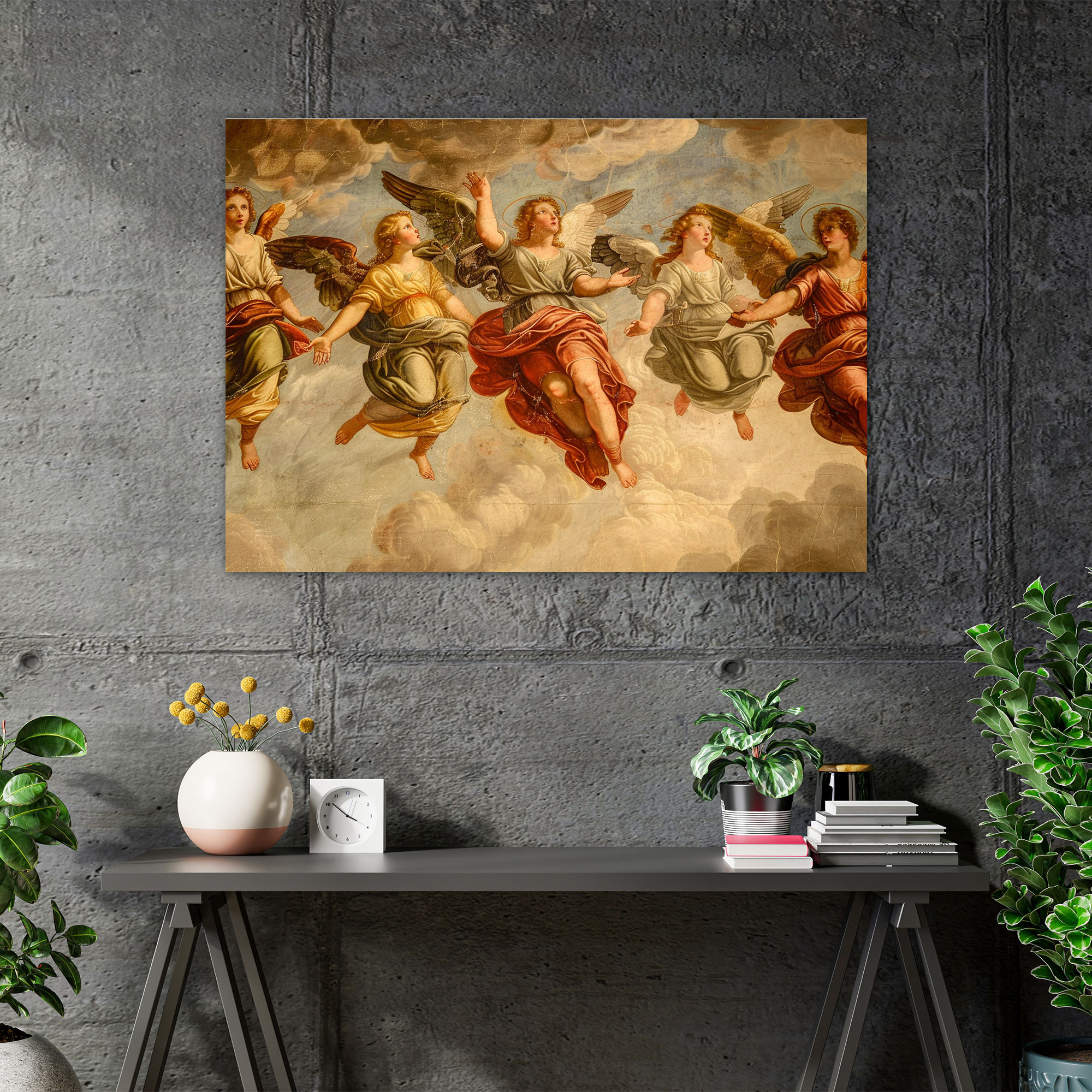 Baroque Style Painting Canvas Print - Baroque, Canvas Wall Art, Baroque Style Painting, Home Decoration