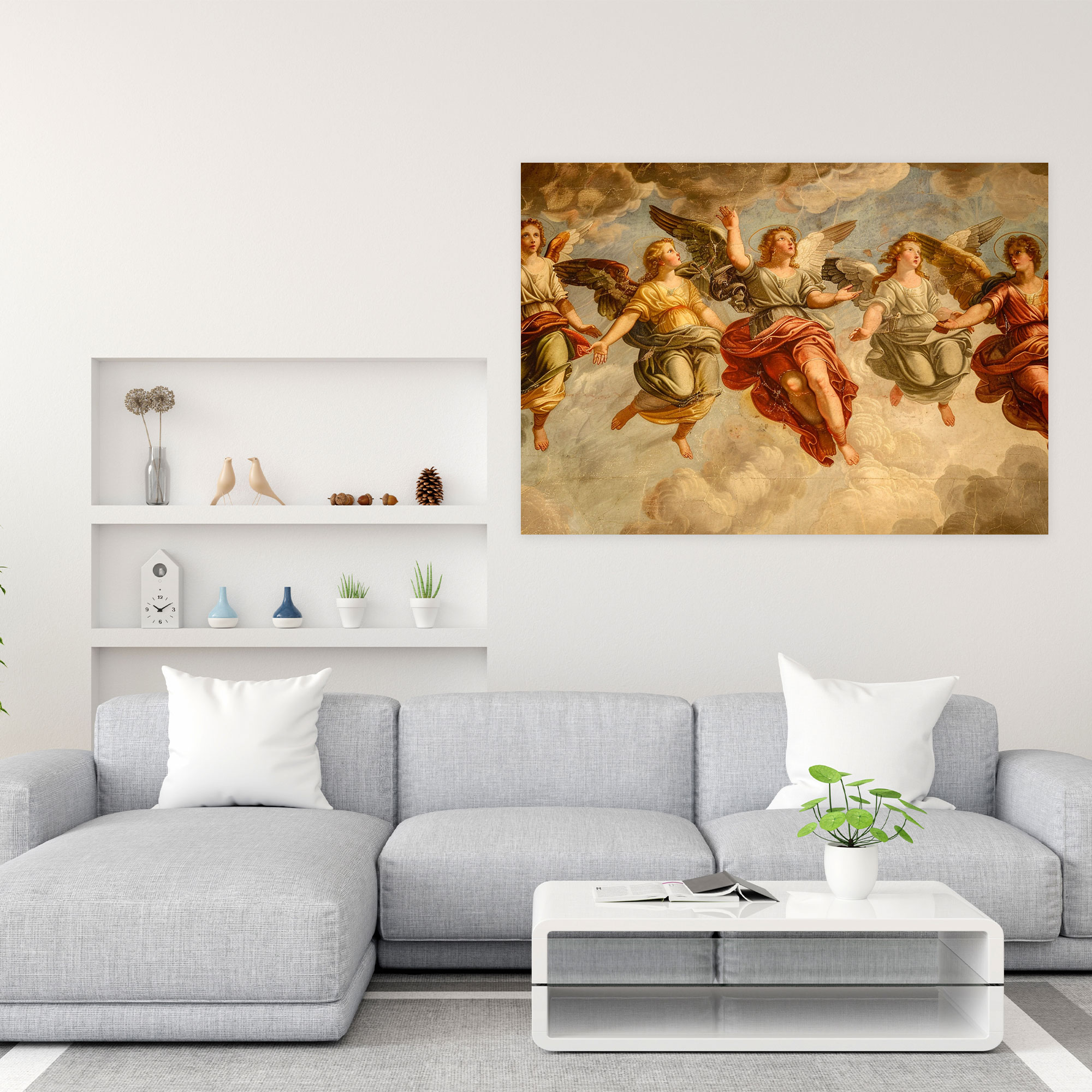 Baroque Style Painting Canvas Print - Baroque, Canvas Wall Art, Baroque Style Painting, Home Decoration