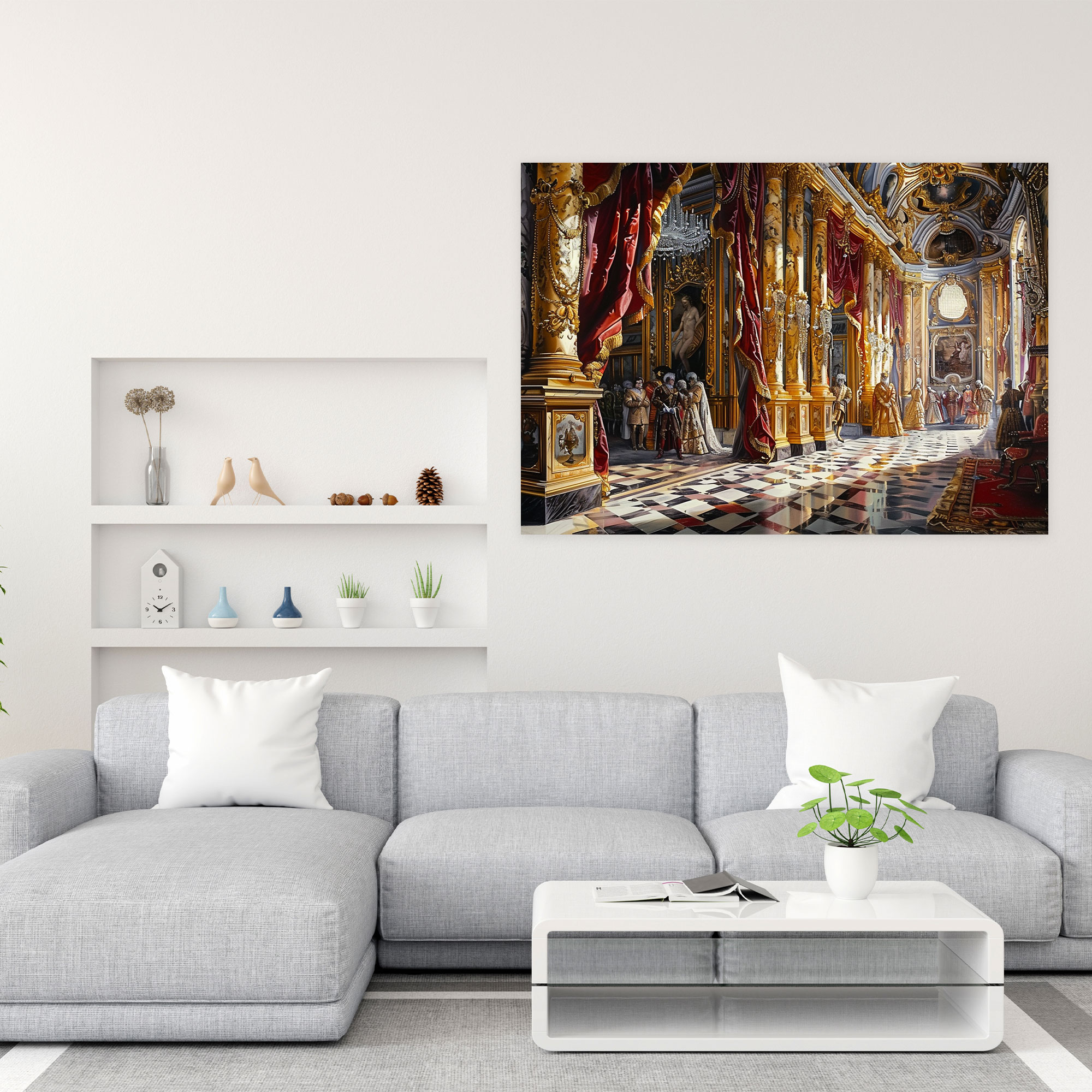 Baroque Style Painting Wall Decoration - Baroque, Baroque Style Painting, Home Decoration, Canvas Wall Art