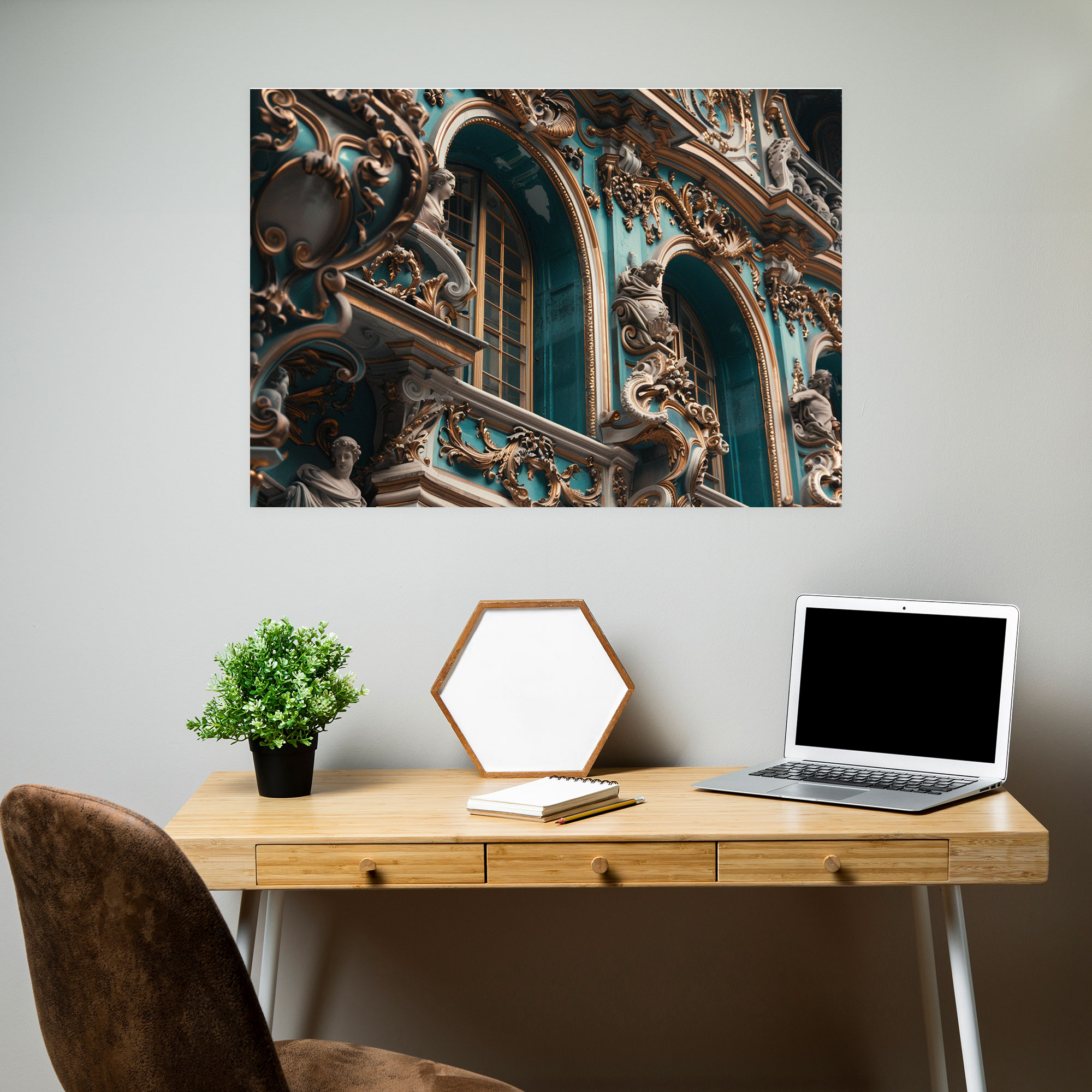 Baroque Style Painting Wall Art - Baroque, Canvas, Wall Decoration, Canvas Wall Art