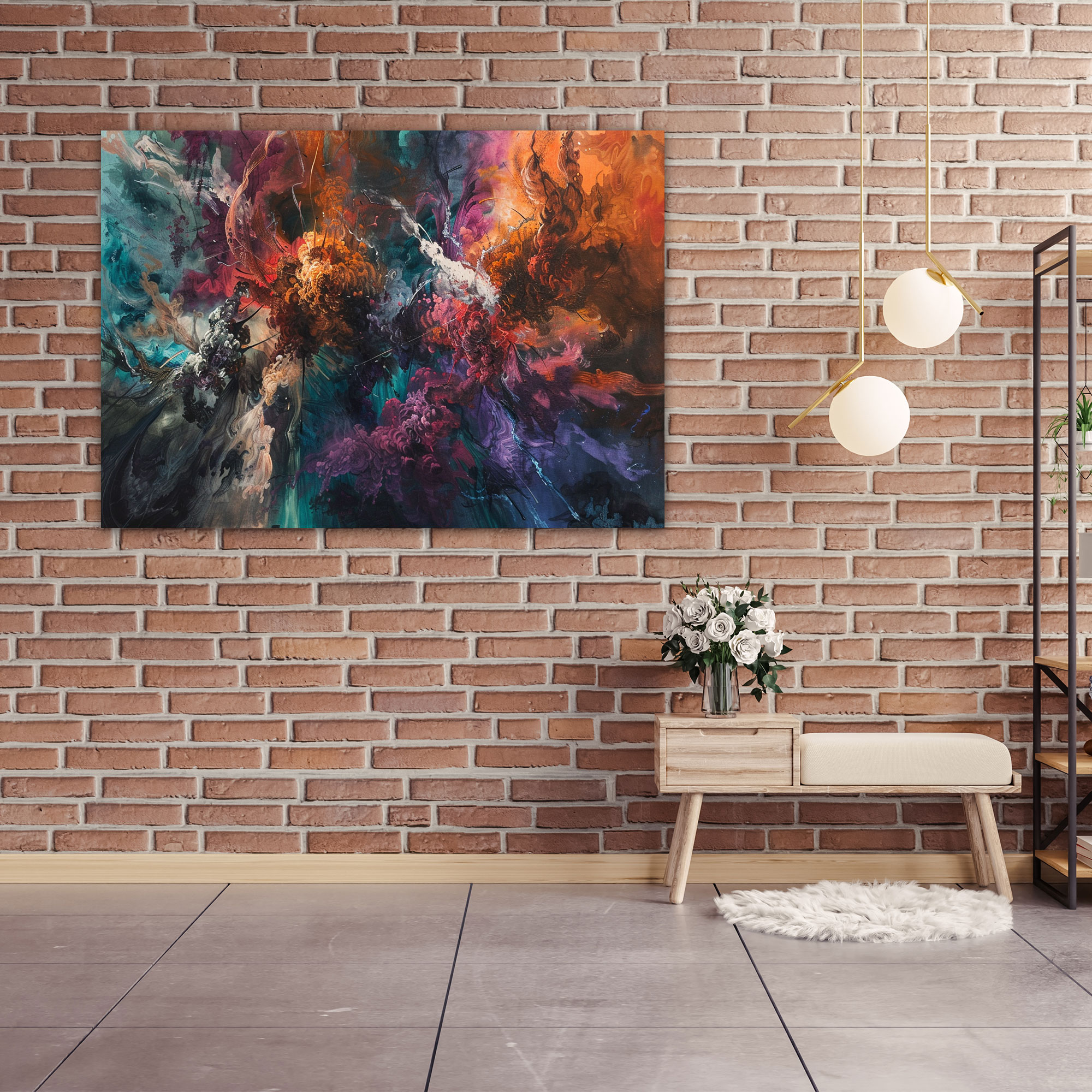 Baroque Style Painting Wall Decoration - Baroque, Baroque Style Painting, Canvas Print, Home Decoration