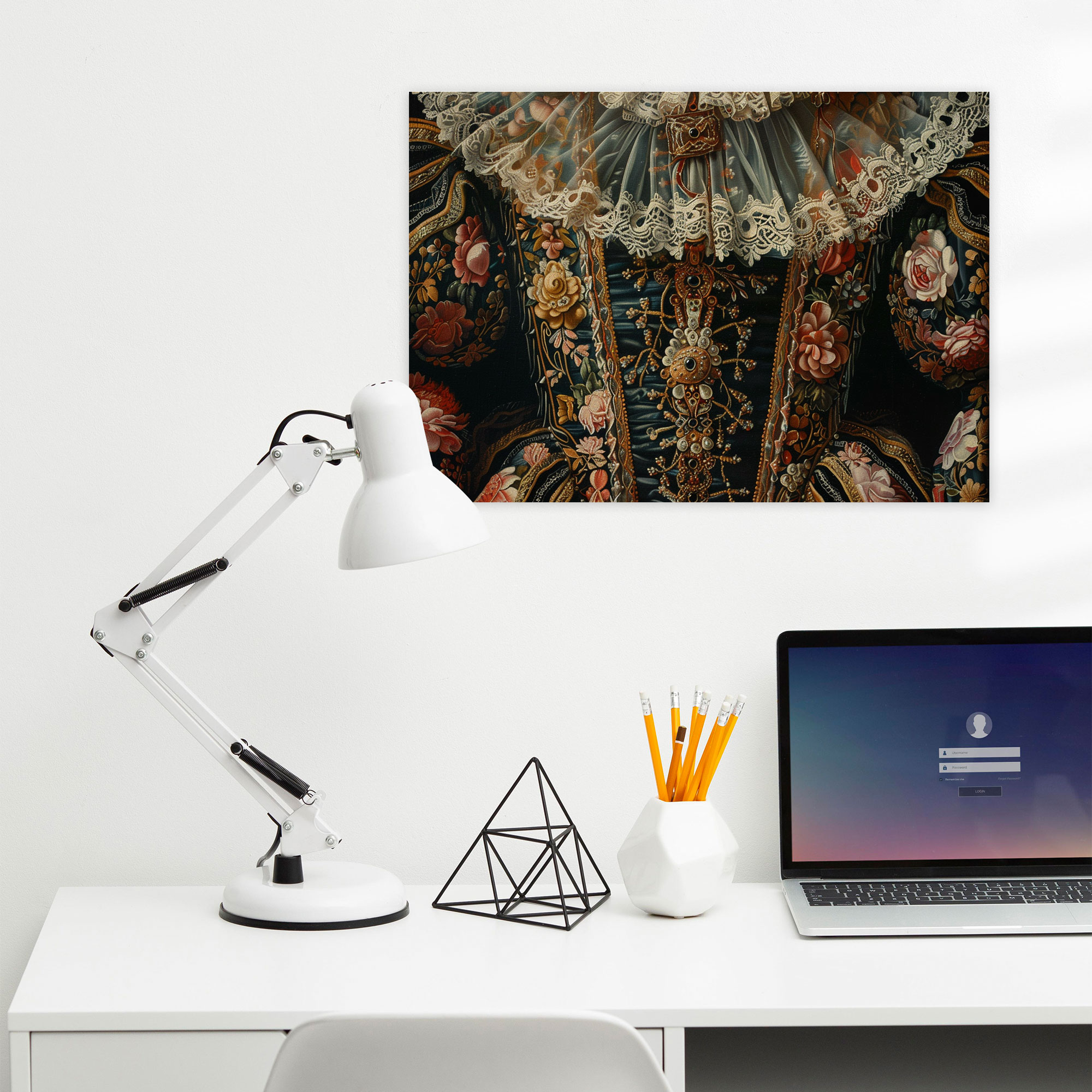 Baroque Style Painting Canvas Print - Baroque, Wall Decoration, Canvas Print, Canvas