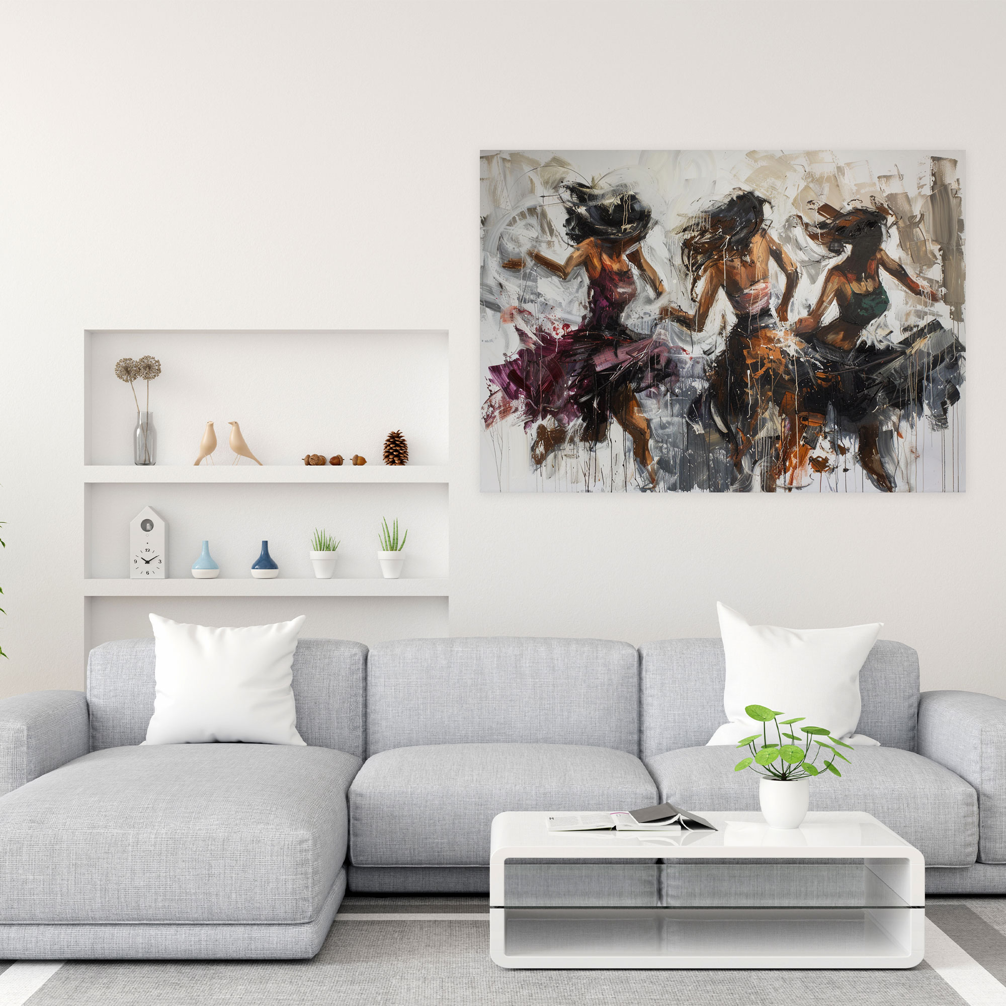 Baroque Style Painting Canvas Print - Baroque, Baroque Style Painting, Home Decoration, Wall Decoration