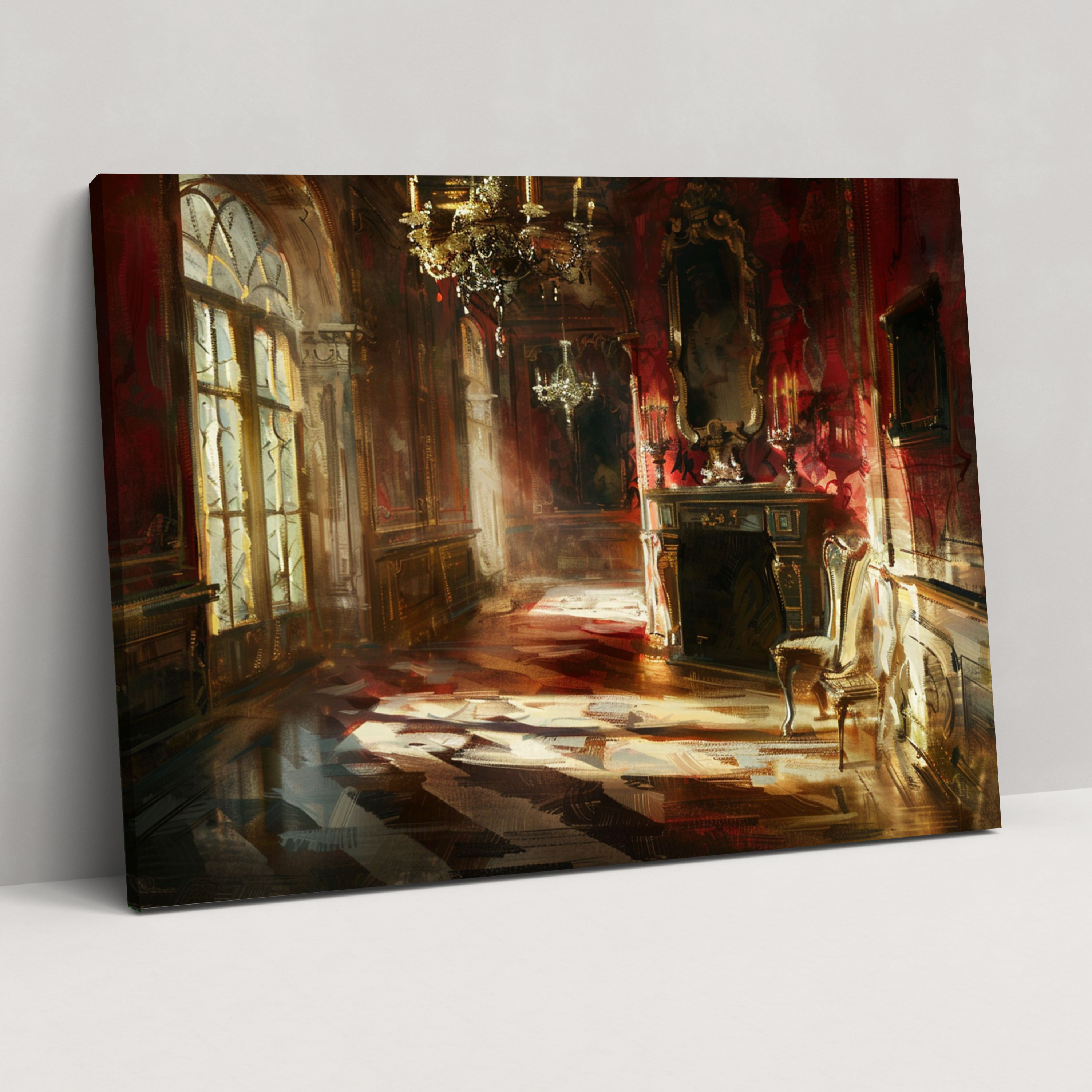 Baroque Style Painting Wall Decoration - Baroque, Canvas Print, Baroque Style Painting, Home Decoration