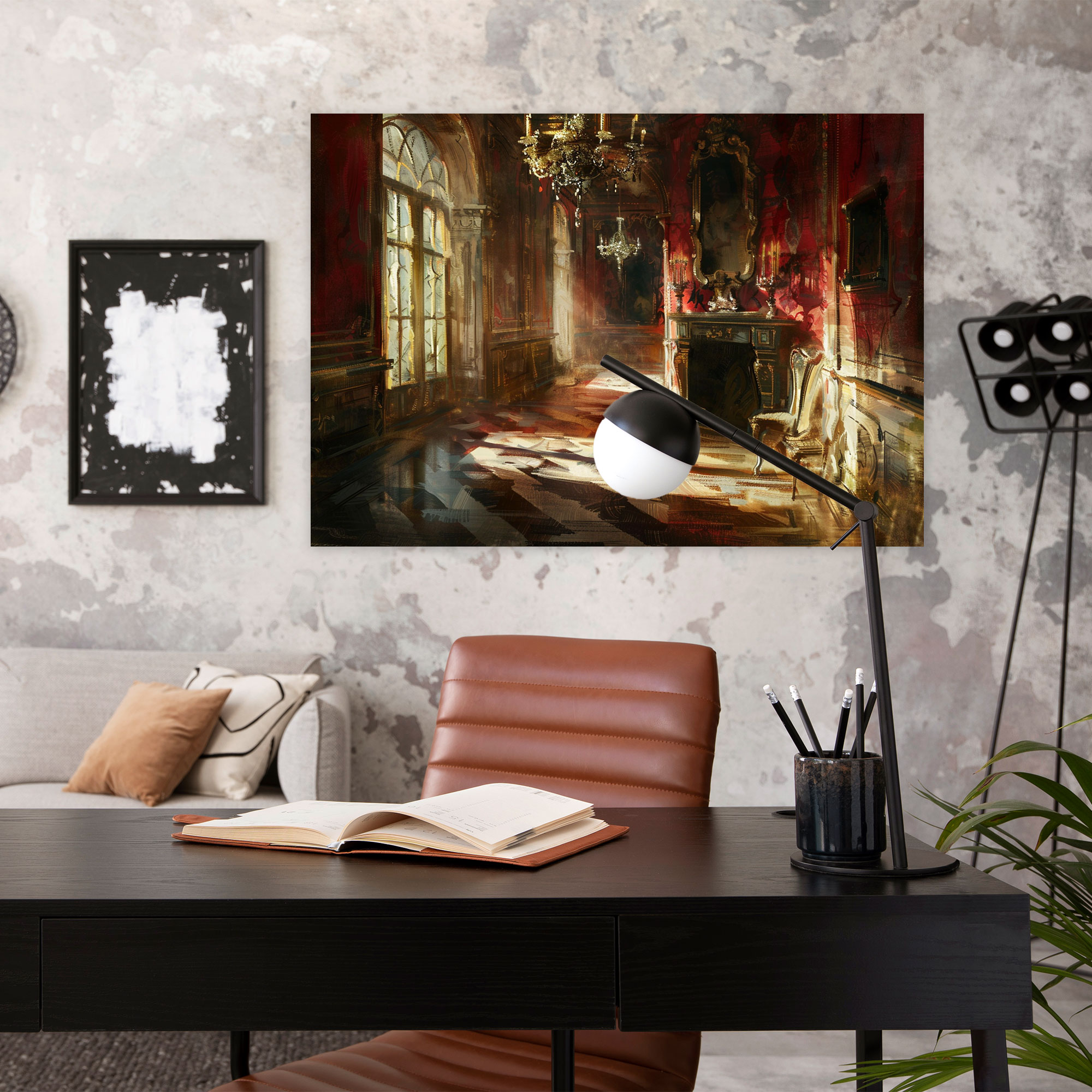 Baroque Style Painting Wall Decoration - Baroque, Canvas Print, Baroque Style Painting, Home Decoration