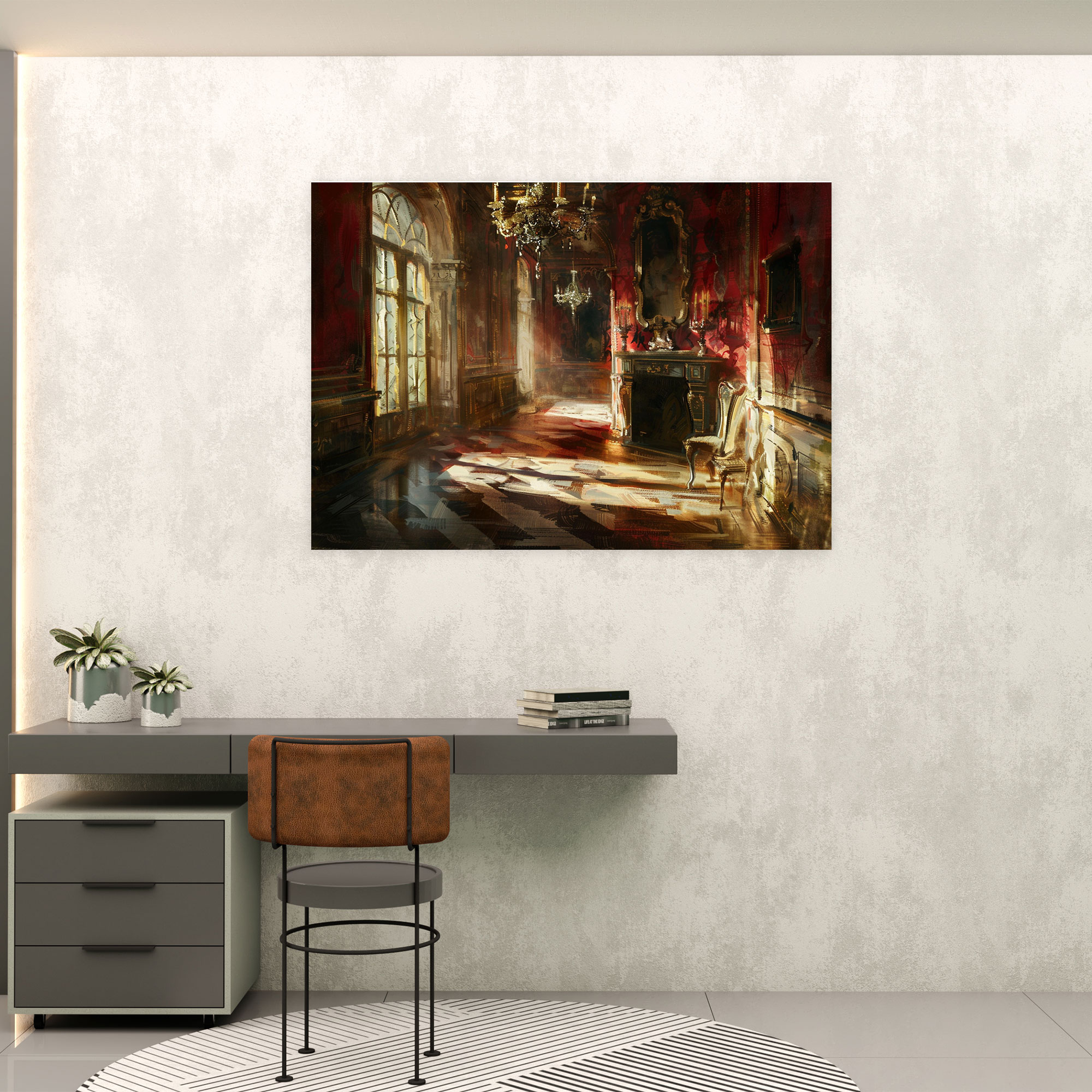 Baroque Style Painting Wall Decoration - Baroque, Canvas Print, Baroque Style Painting, Home Decoration