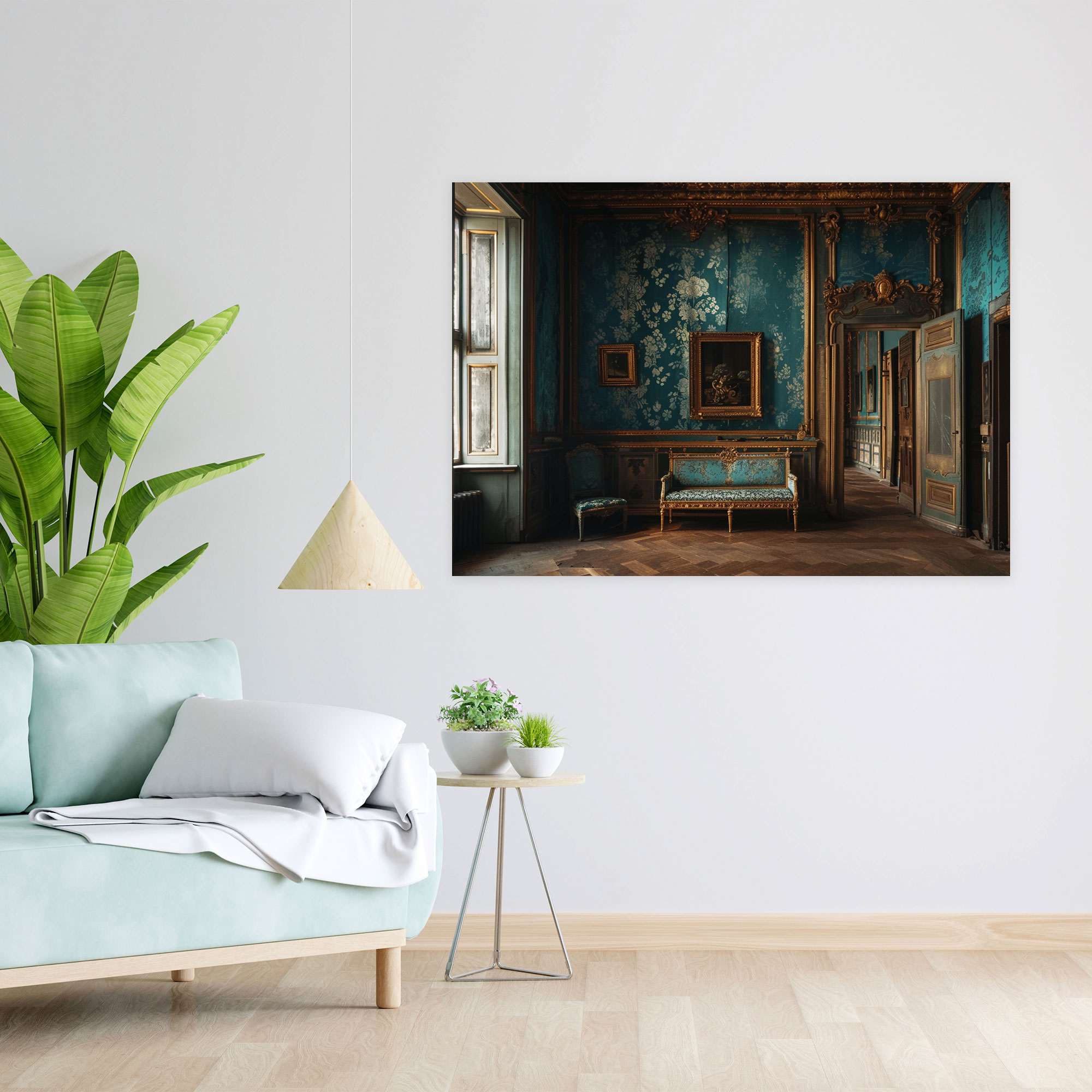 Baroque Style Painting Canvas Print - Baroque, Wall Decoration, Home Decoration, Canvas Print