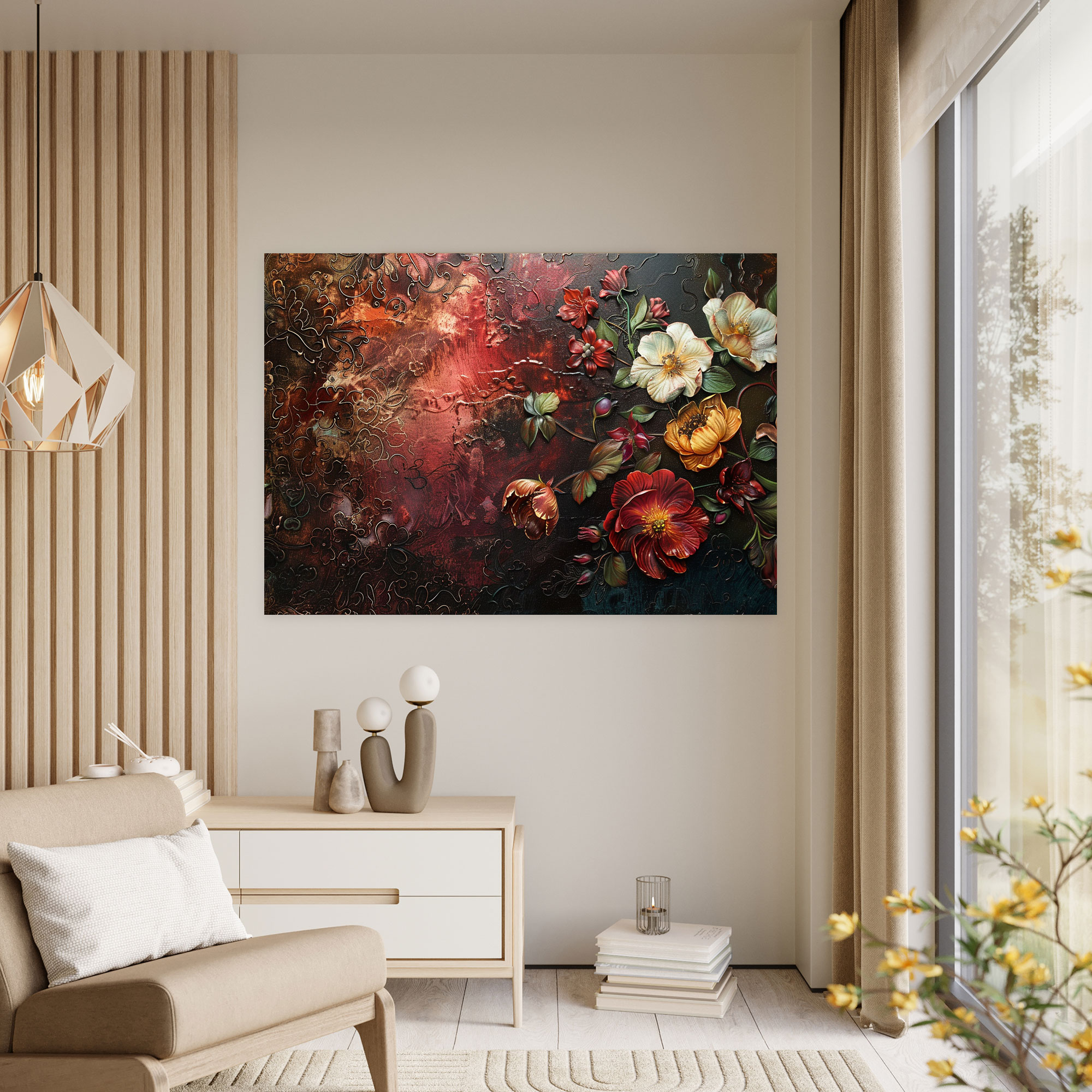 Baroque Style Painting Canvas Print - Baroque, Wall Art, Canvas, Baroque Style Painting