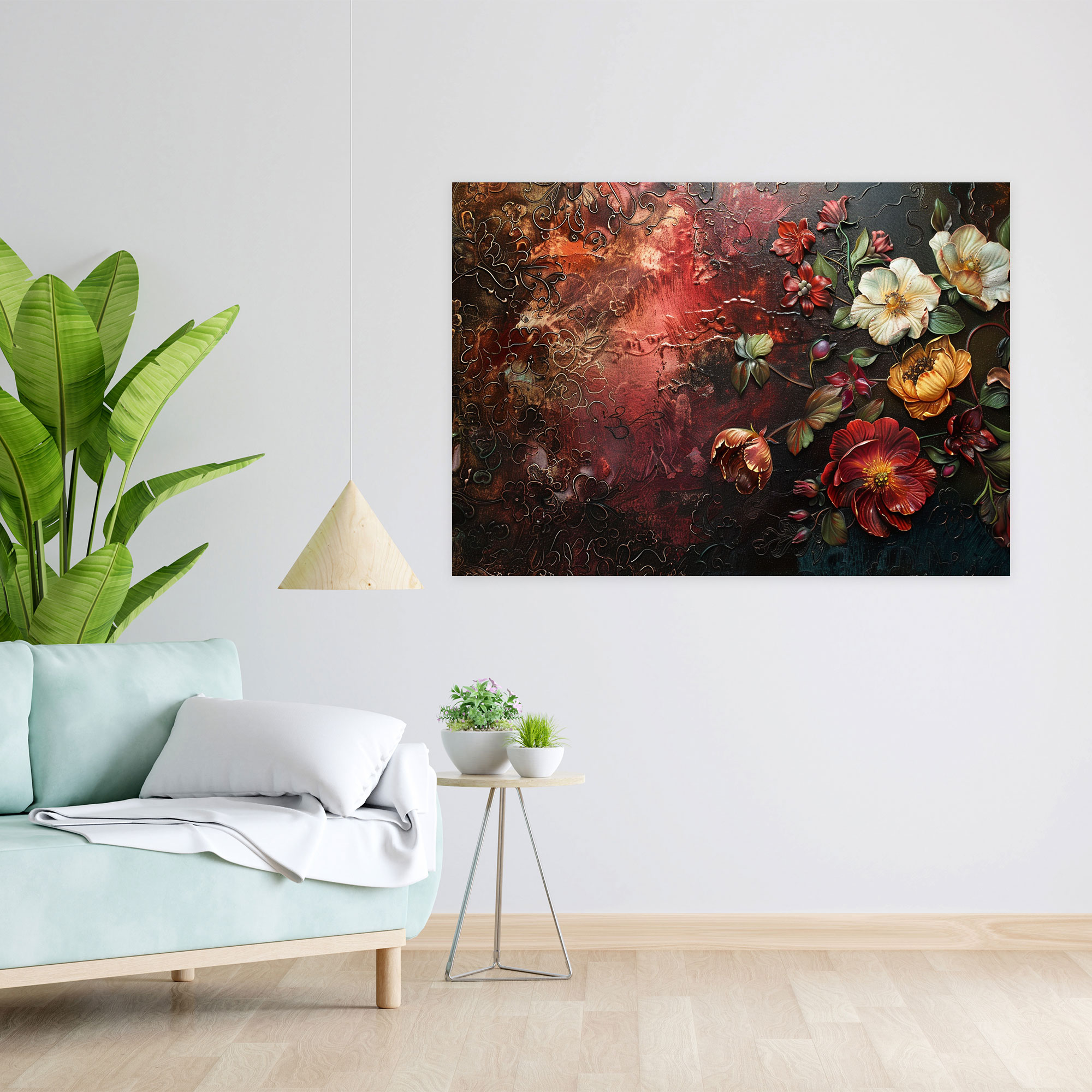 Baroque Style Painting Canvas Print - Baroque, Wall Art, Canvas, Baroque Style Painting