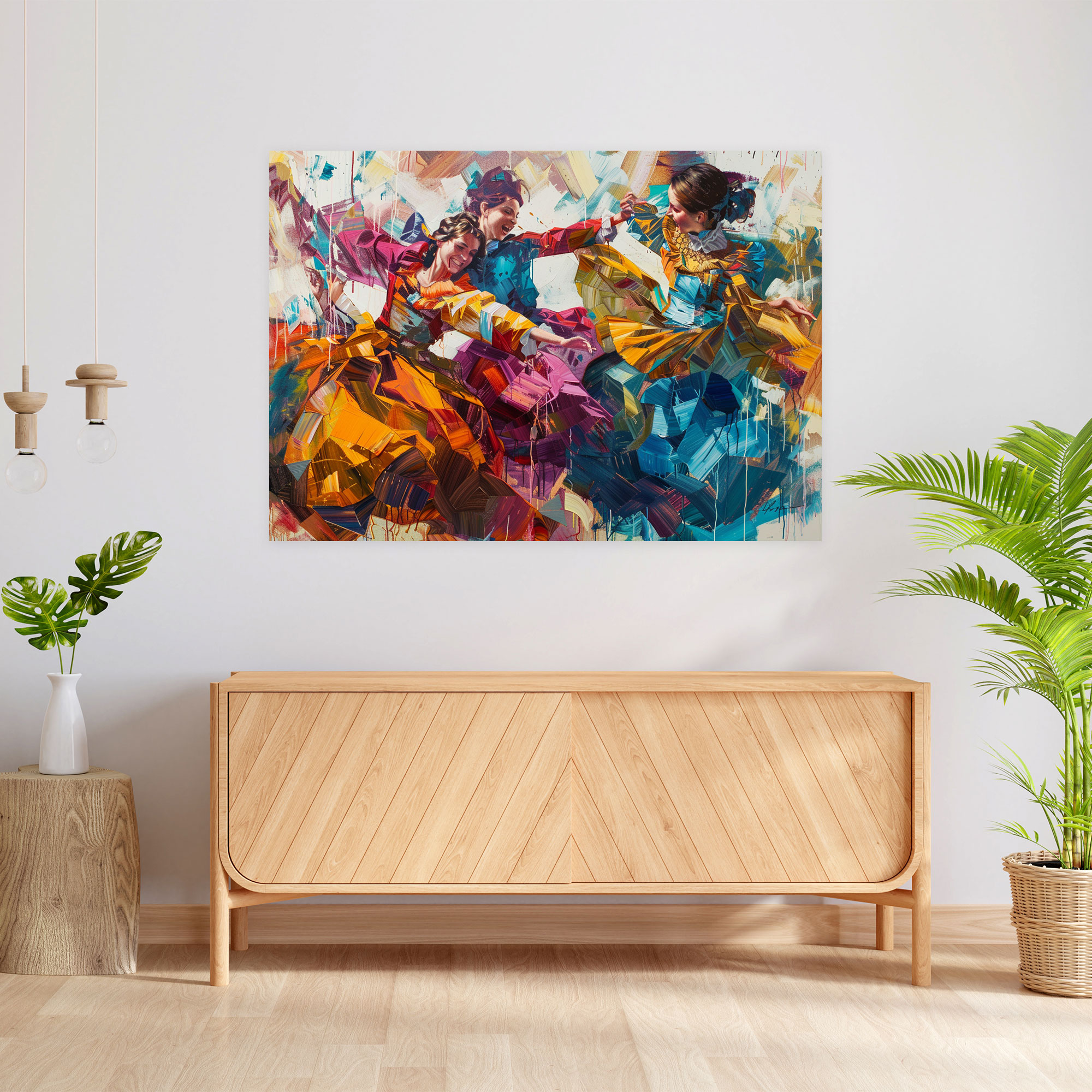 Baroque Style Painting Canvas Print - Baroque, Home Decoration, Canvas Print, Canvas