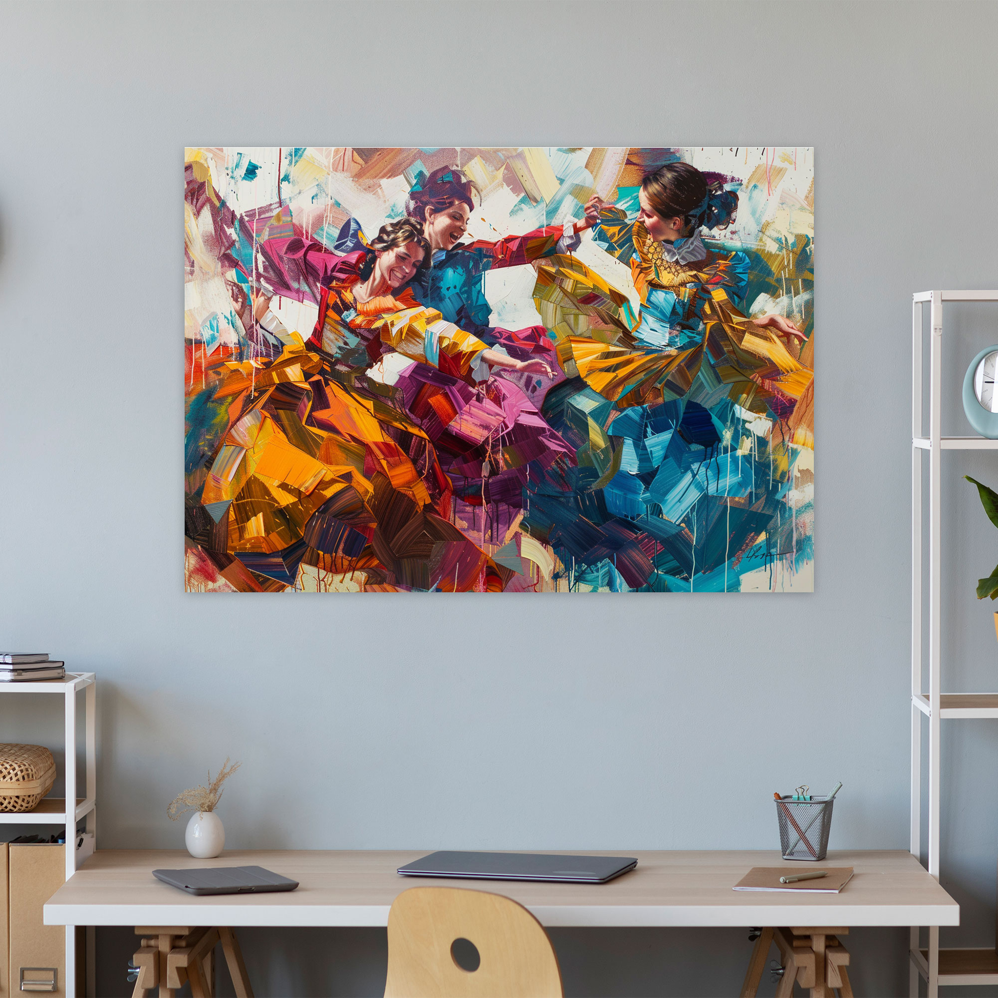 Baroque Style Painting Canvas Print - Baroque, Home Decoration, Canvas Print, Canvas