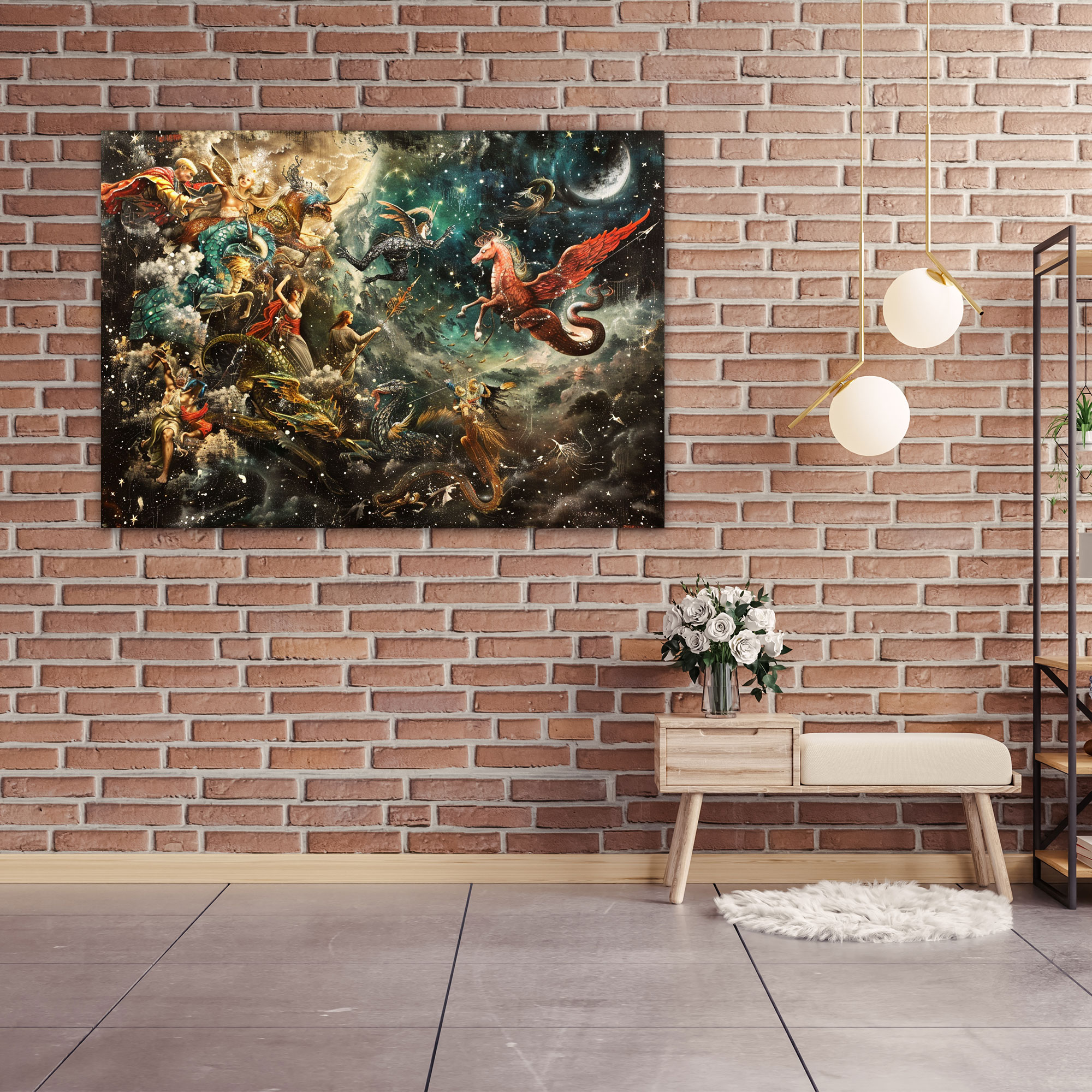 Baroque Style Painting Wall Decoration - Baroque, Canvas Wall Art, Home Decoration, Baroque Style Painting
