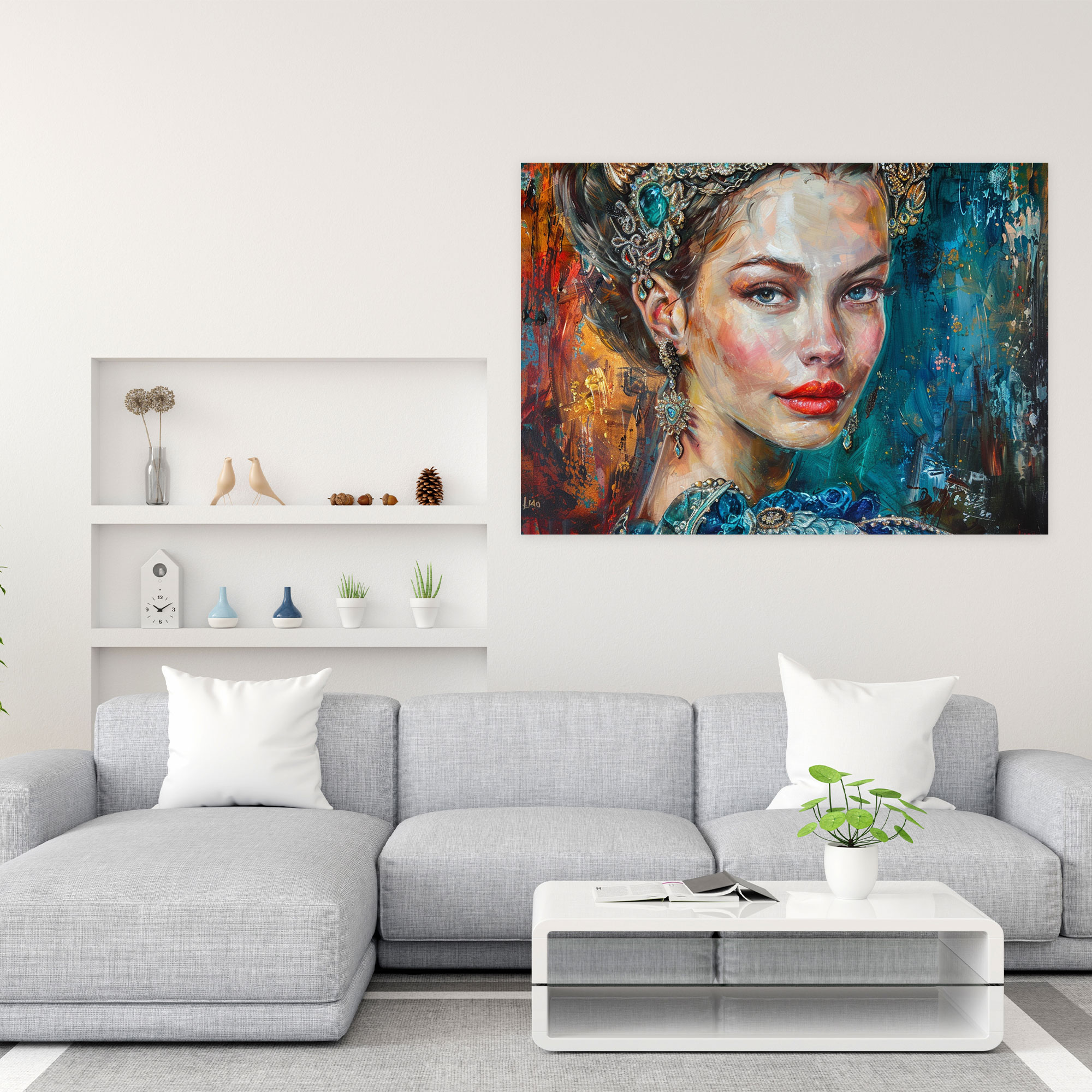 Baroque Style Painting Canvas Print - Baroque, Canvas Wall Art, Canvas Print, Baroque Style Painting