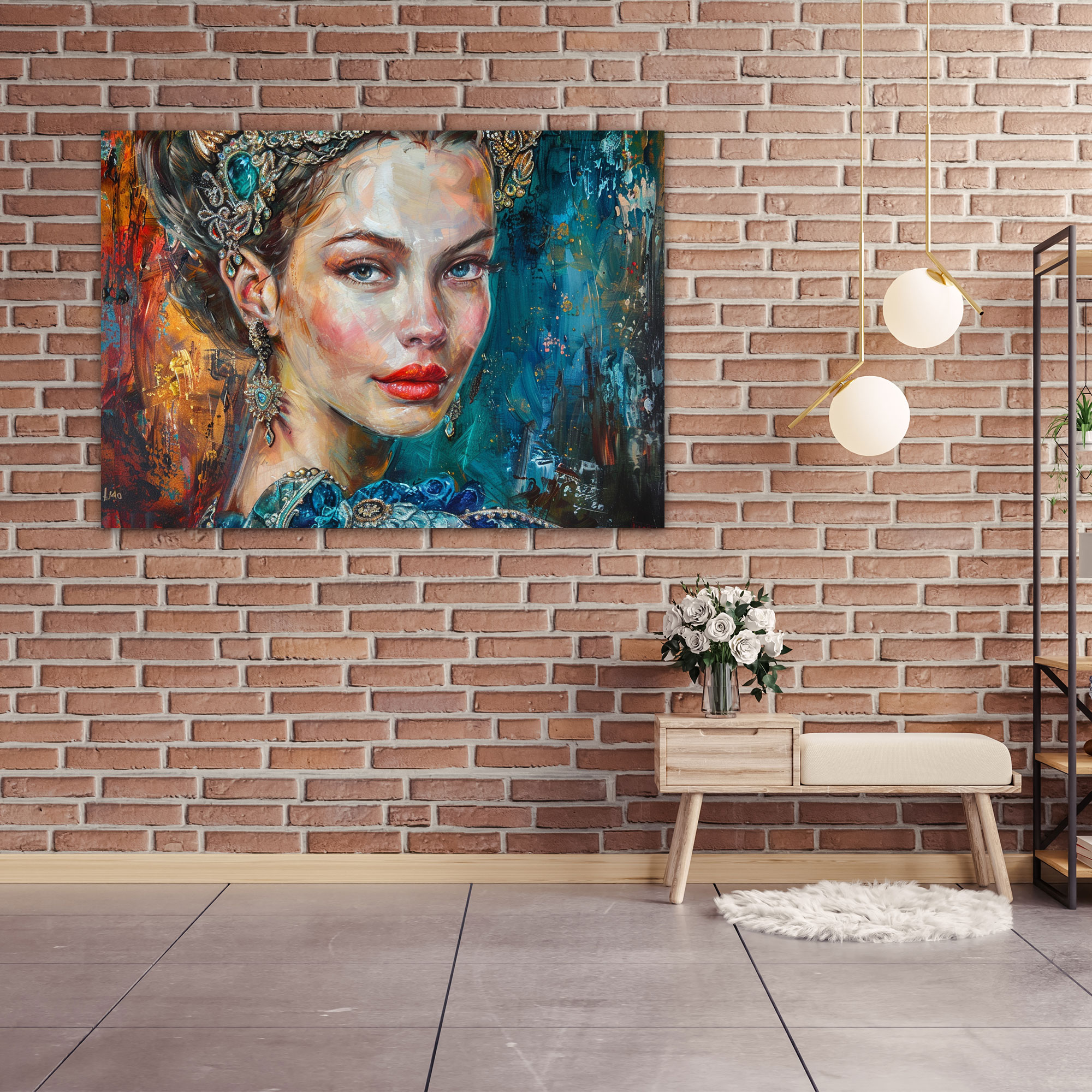Baroque Style Painting Canvas Print - Baroque, Canvas Wall Art, Canvas Print, Baroque Style Painting