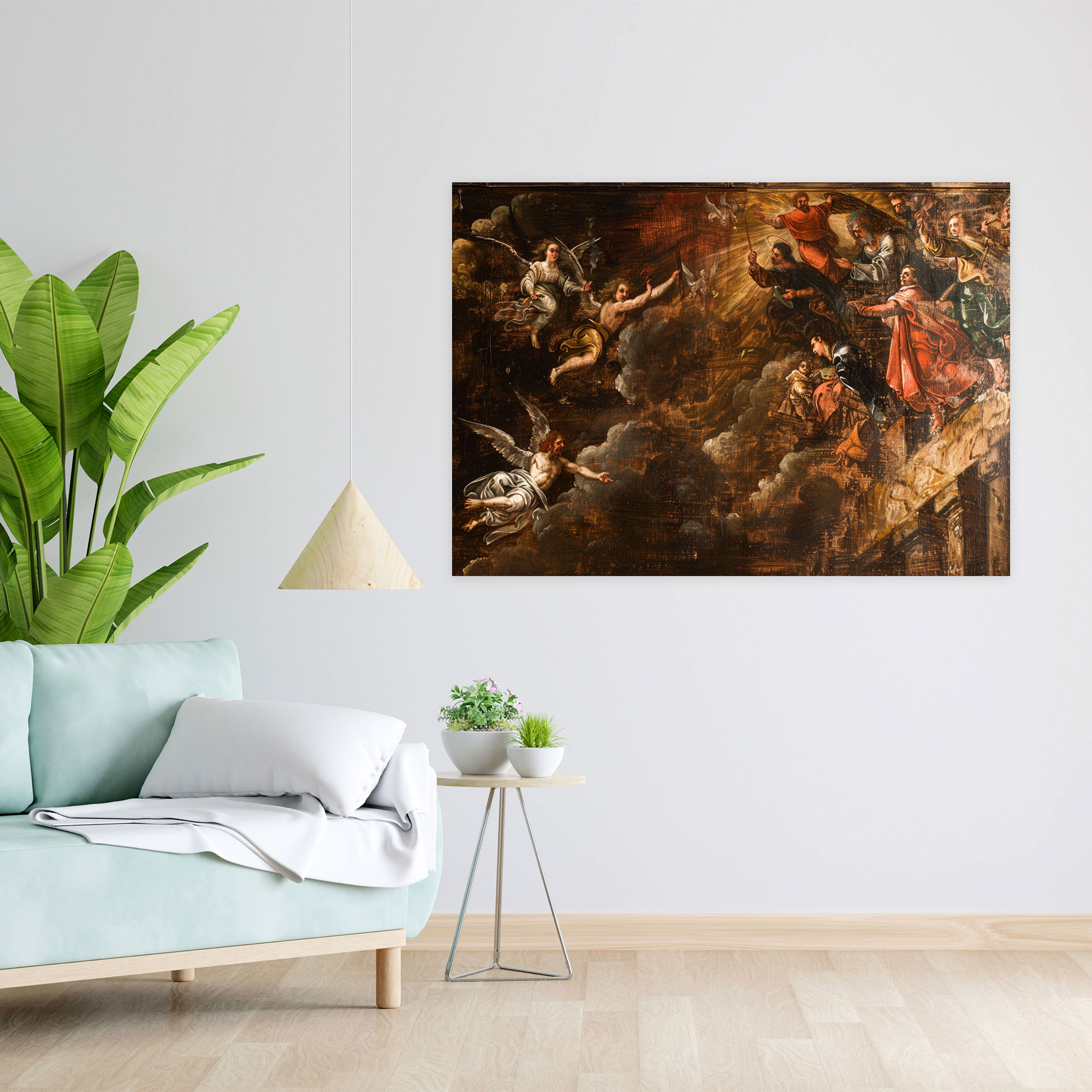Baroque Style Painting Wall Decoration - Baroque, Home Decoration, Baroque Style Painting, Wall Decoration