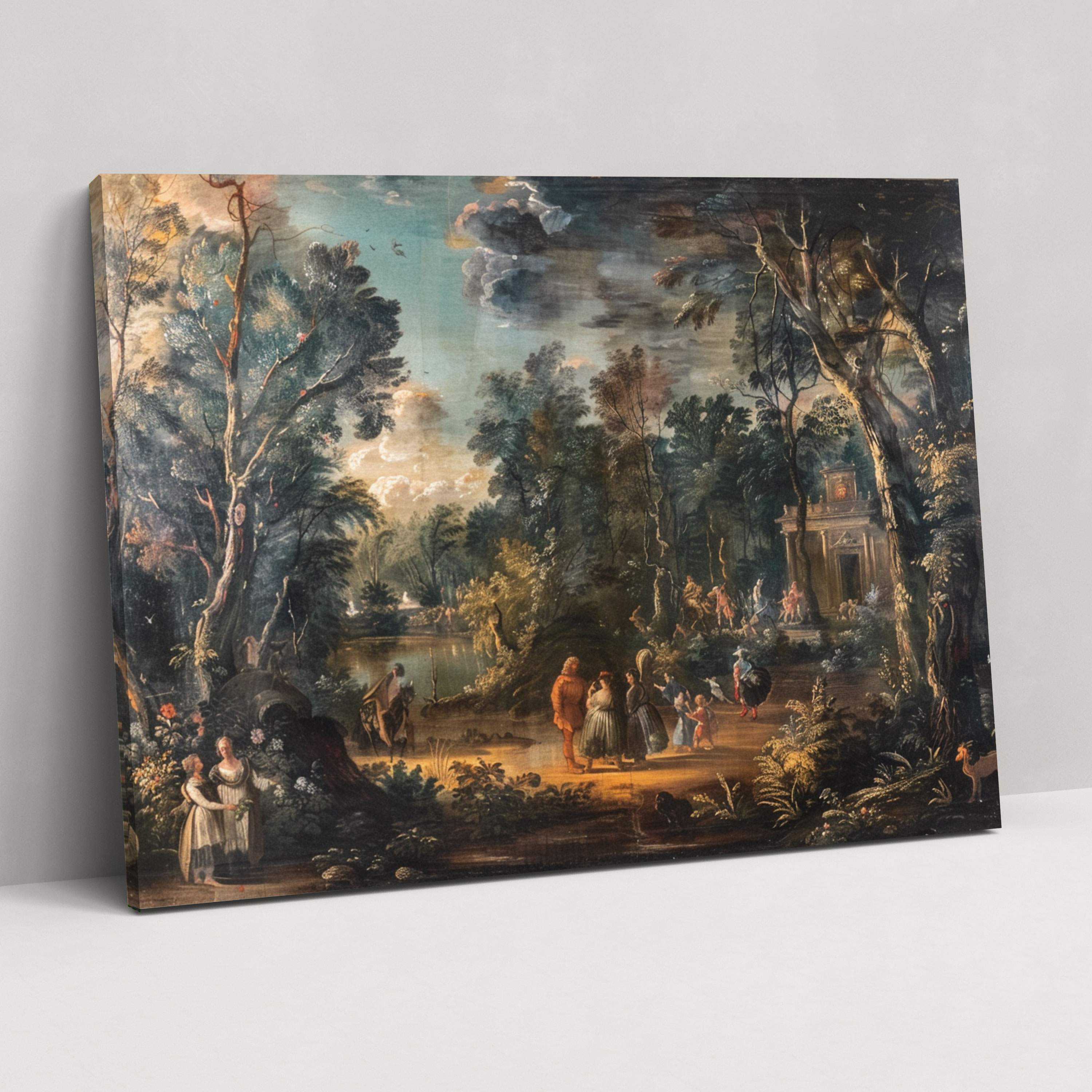 Baroque Style Painting Wall Art - Baroque, Canvas Wall Art, Wall Art, Home Decoration