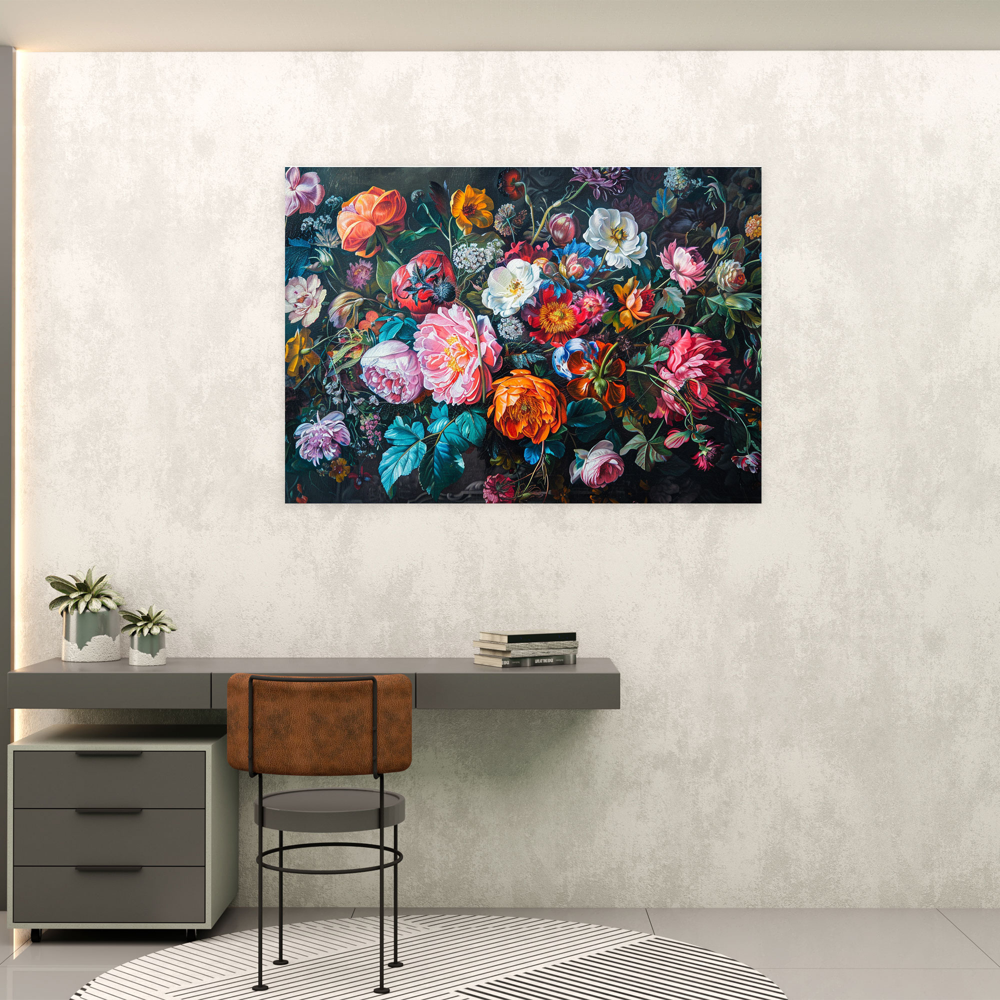 Baroque Style Painting Canvas Print - Baroque, Canvas Print, Canvas Wall Art, Home Decoration