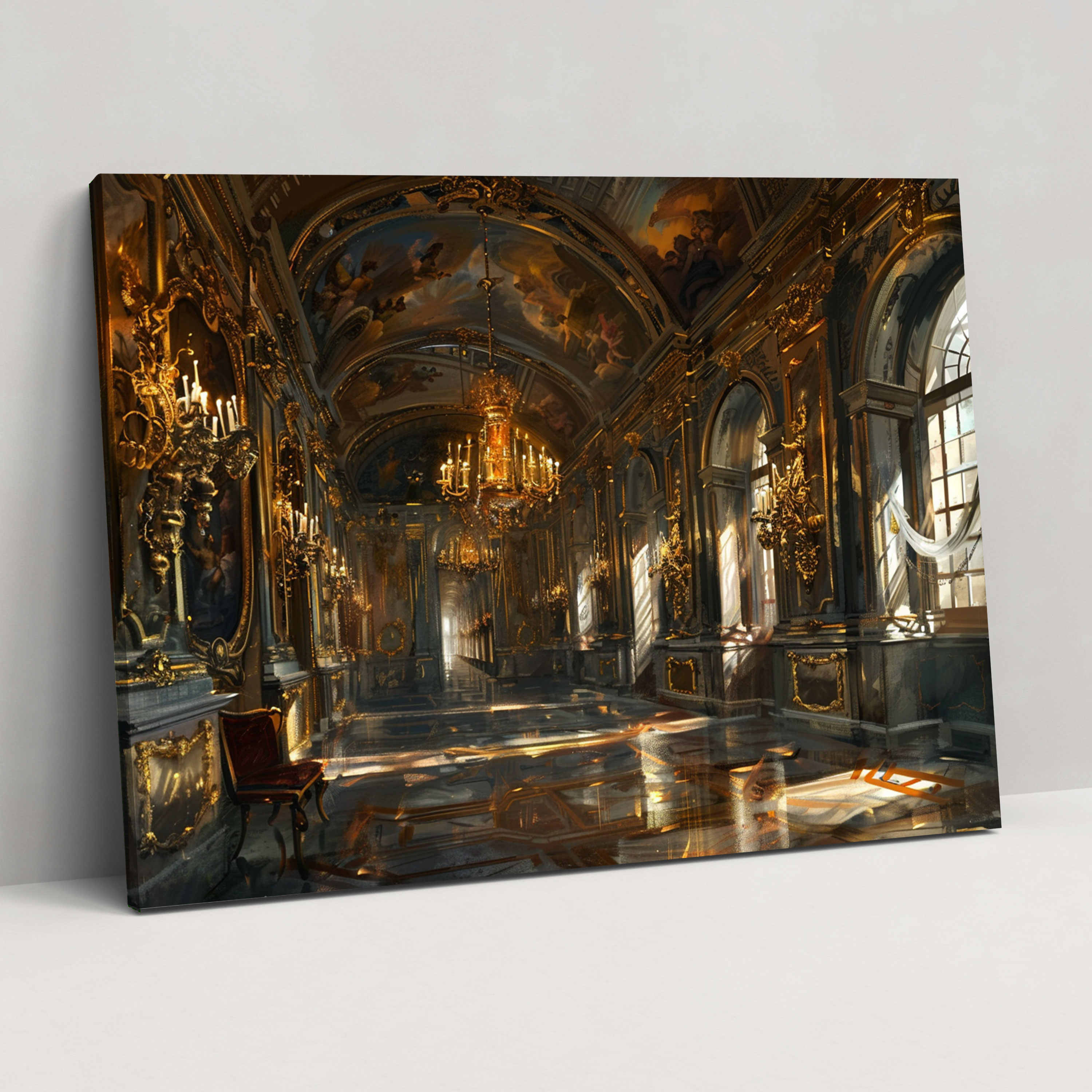 Baroque Style Painting Wall Art - Baroque, Home Decoration, Canvas Wall Art, Wall Decoration