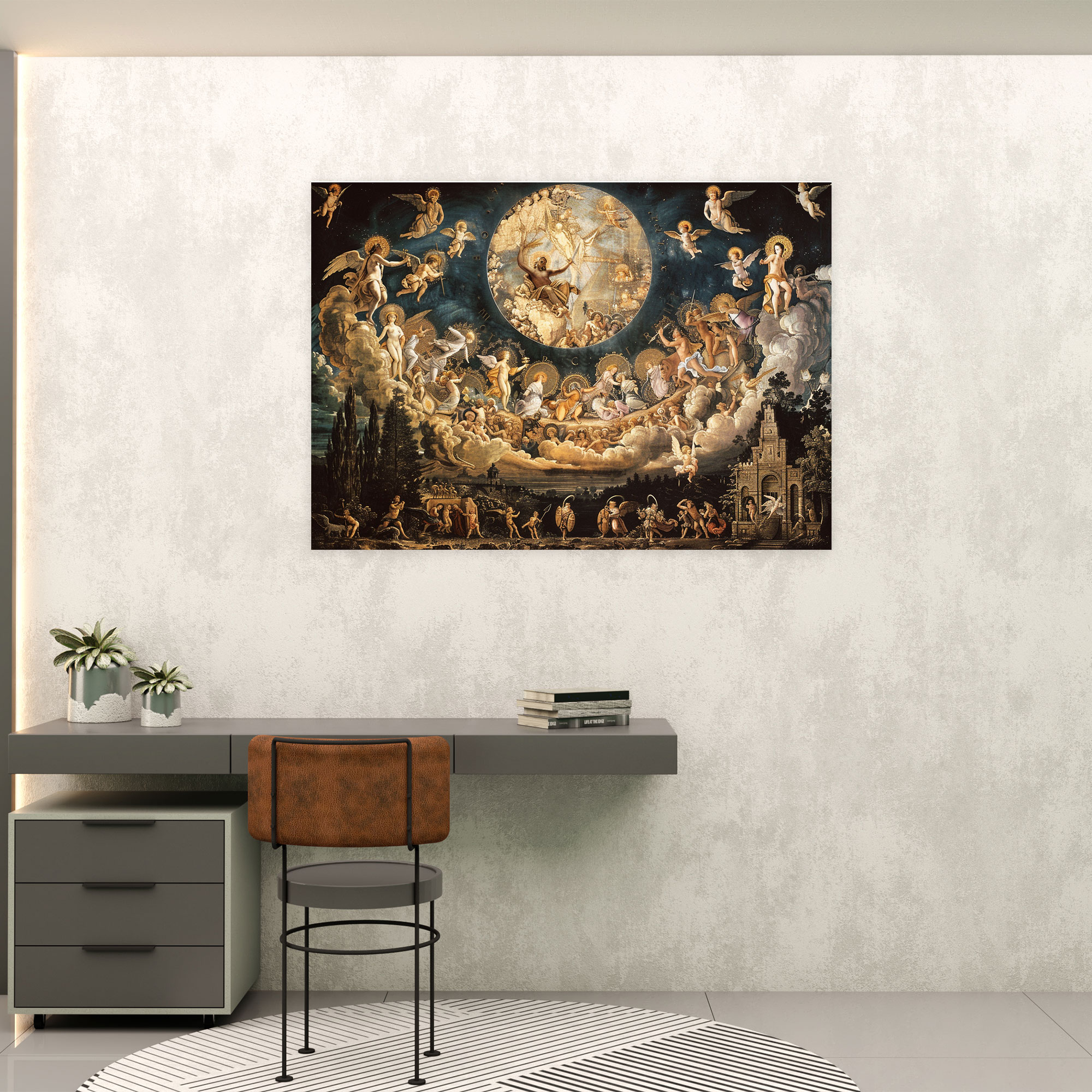 Baroque Style Painting Wall Decoration - Baroque, Canvas, Baroque Style Painting, Wall Decoration