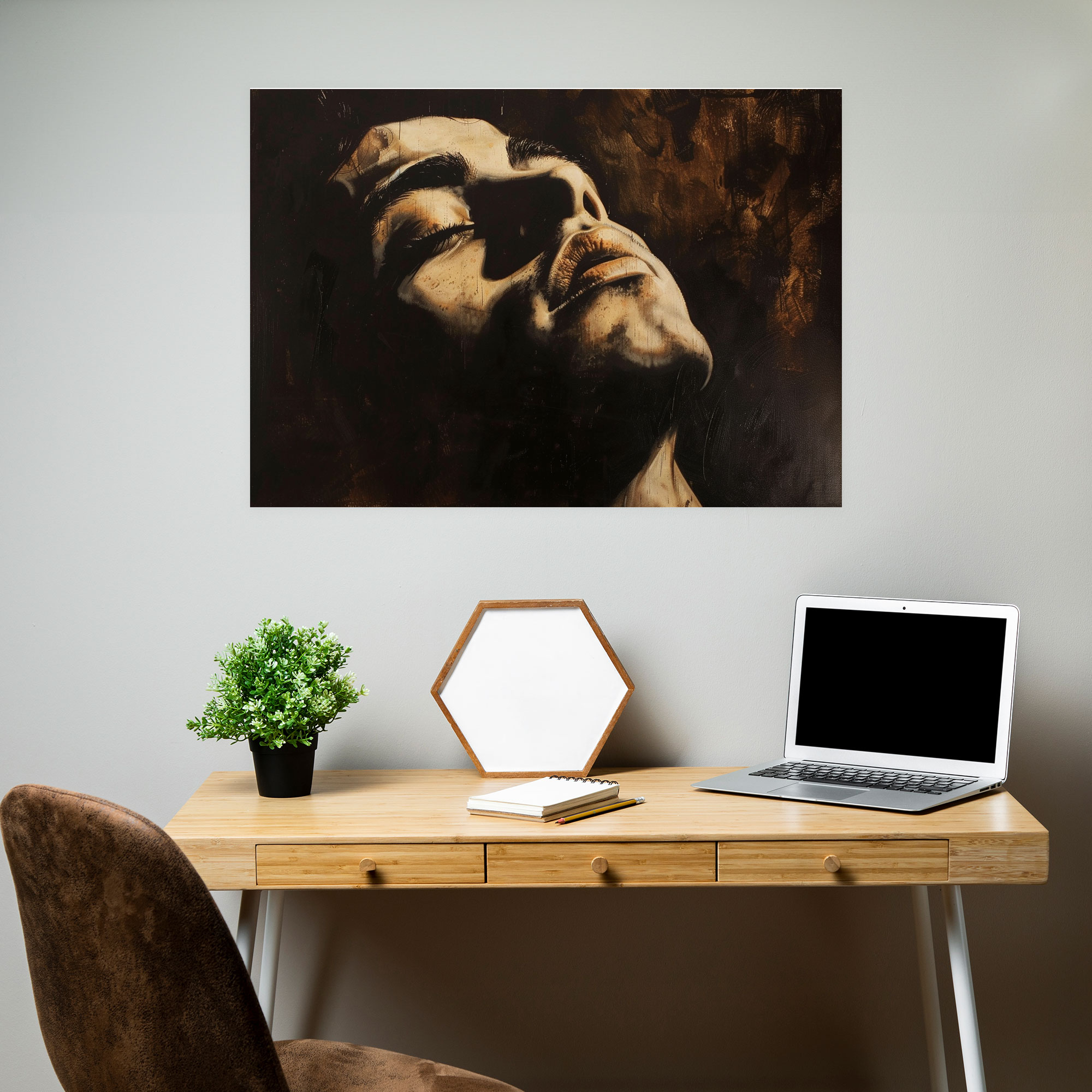 Baroque Style Painting Canvas Print - Baroque, Wall Decoration, Baroque Style Painting, Wall Art