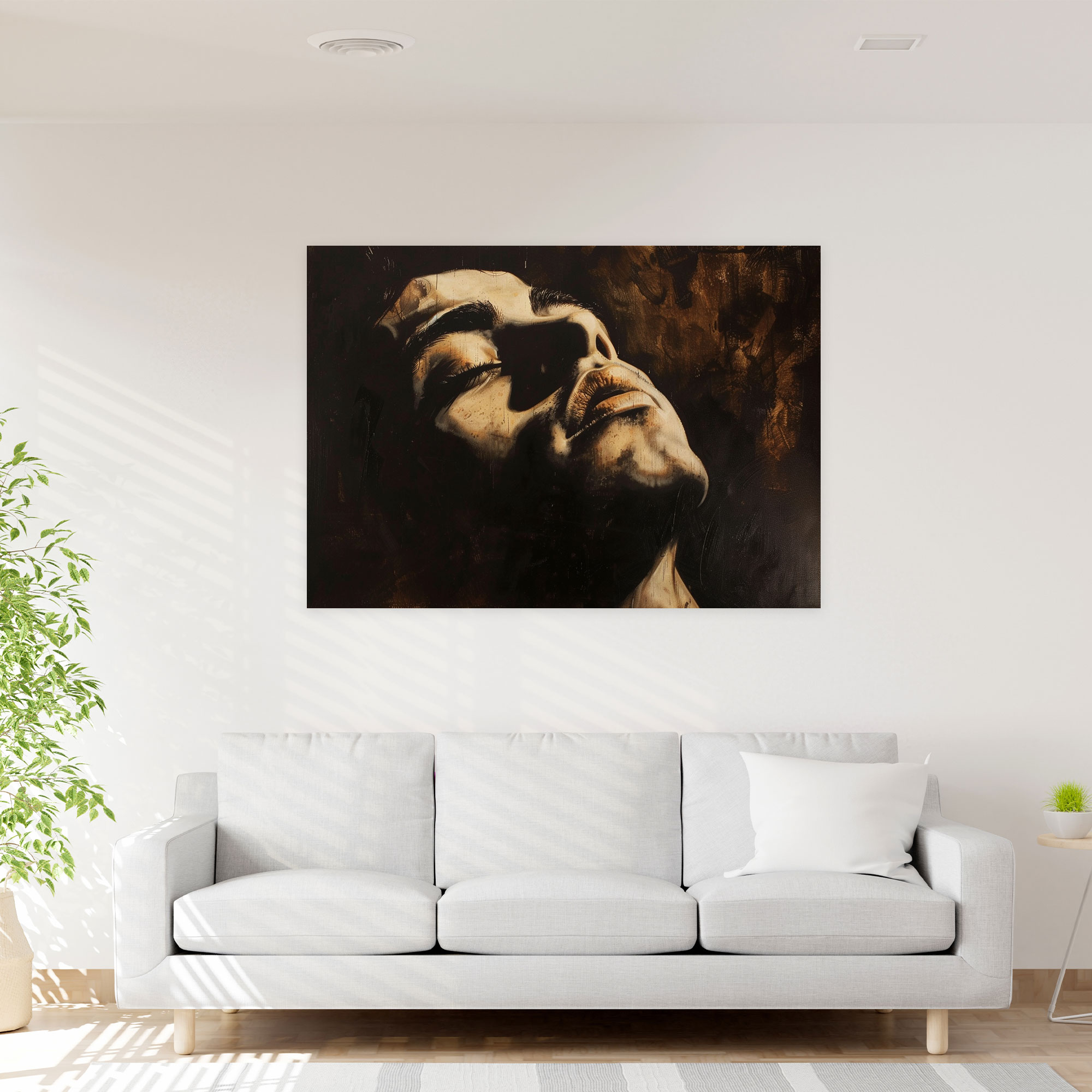 Baroque Style Painting Canvas Print - Baroque, Wall Decoration, Baroque Style Painting, Wall Art