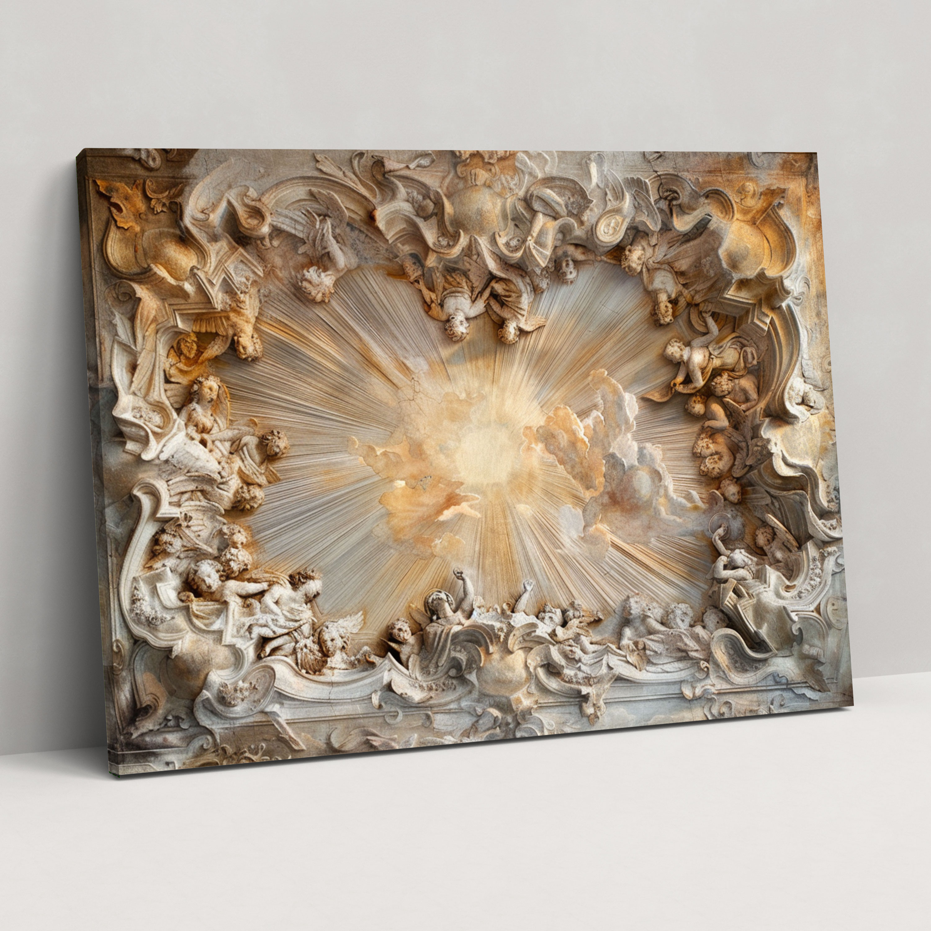 Baroque Style Painting Canvas Wall Art - Baroque, Canvas Print, Wall Art, Wall Decoration