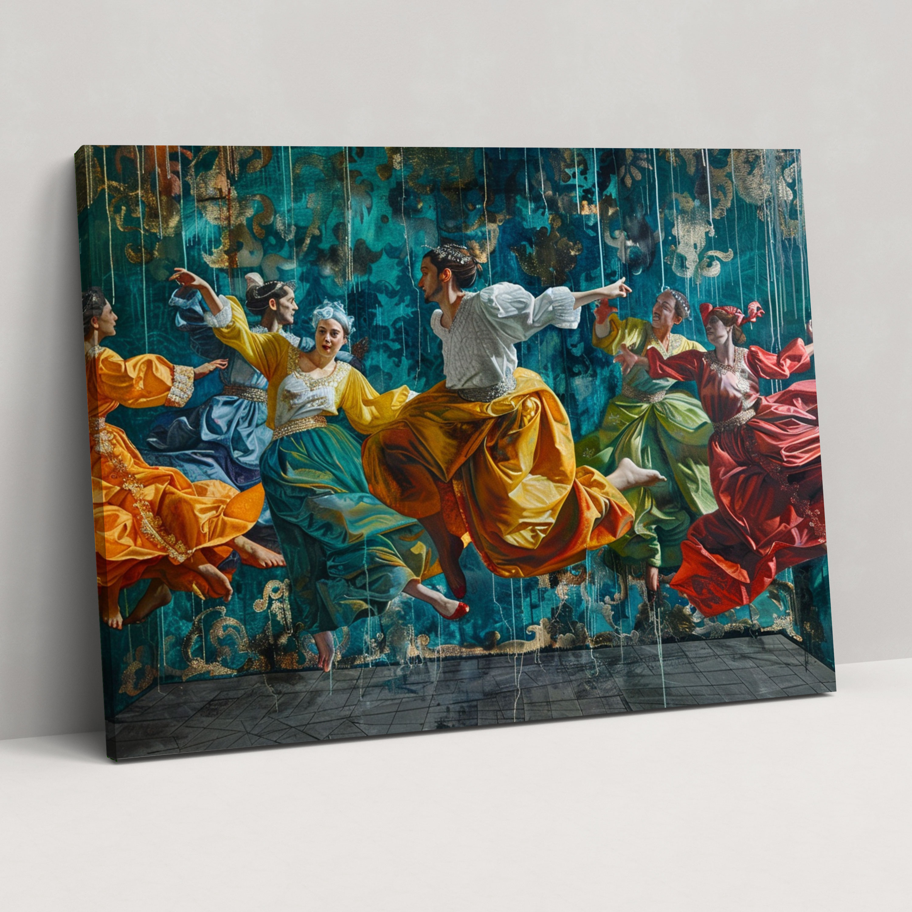 Baroque Style Painting Wall Art - Baroque, Canvas, Wall Decoration, Baroque Style Painting