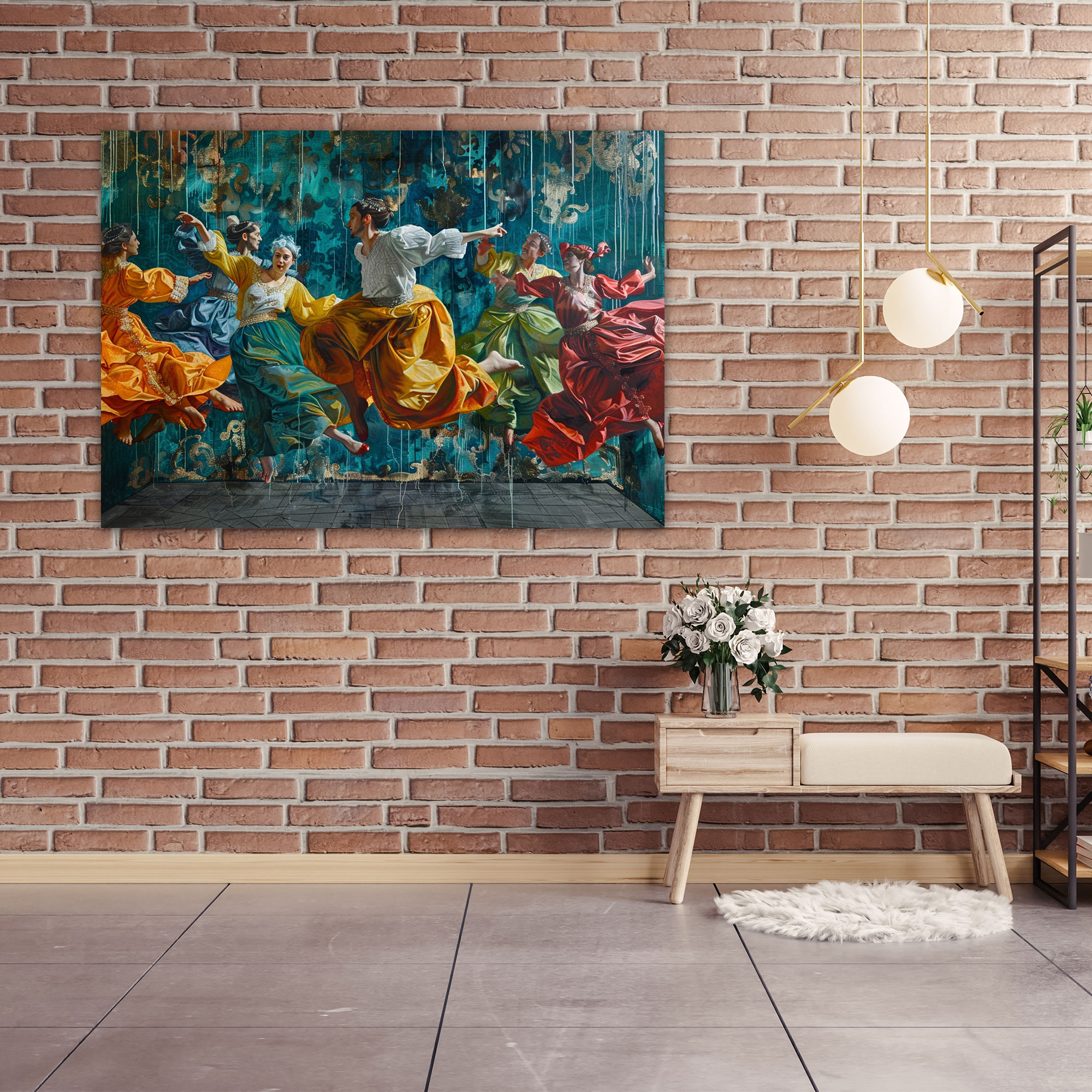 Baroque Style Painting Wall Art - Baroque, Canvas, Wall Decoration, Baroque Style Painting