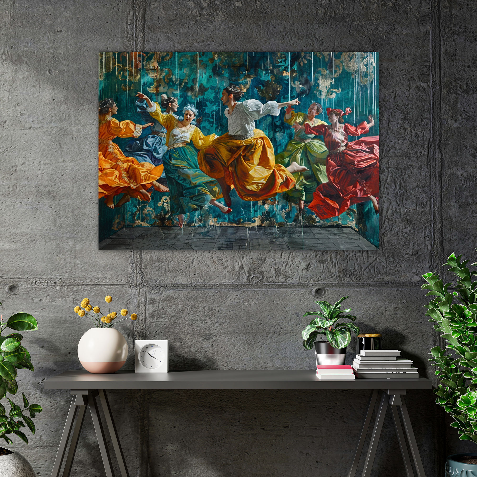 Baroque Style Painting Wall Art - Baroque, Canvas, Wall Decoration, Baroque Style Painting