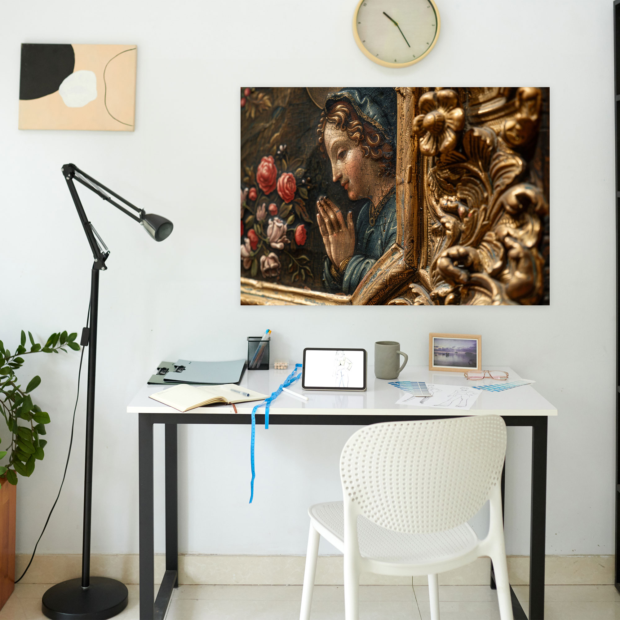 Baroque Style Painting Canvas Print - Baroque, Wall Decoration, Wall Art, Baroque Style Painting