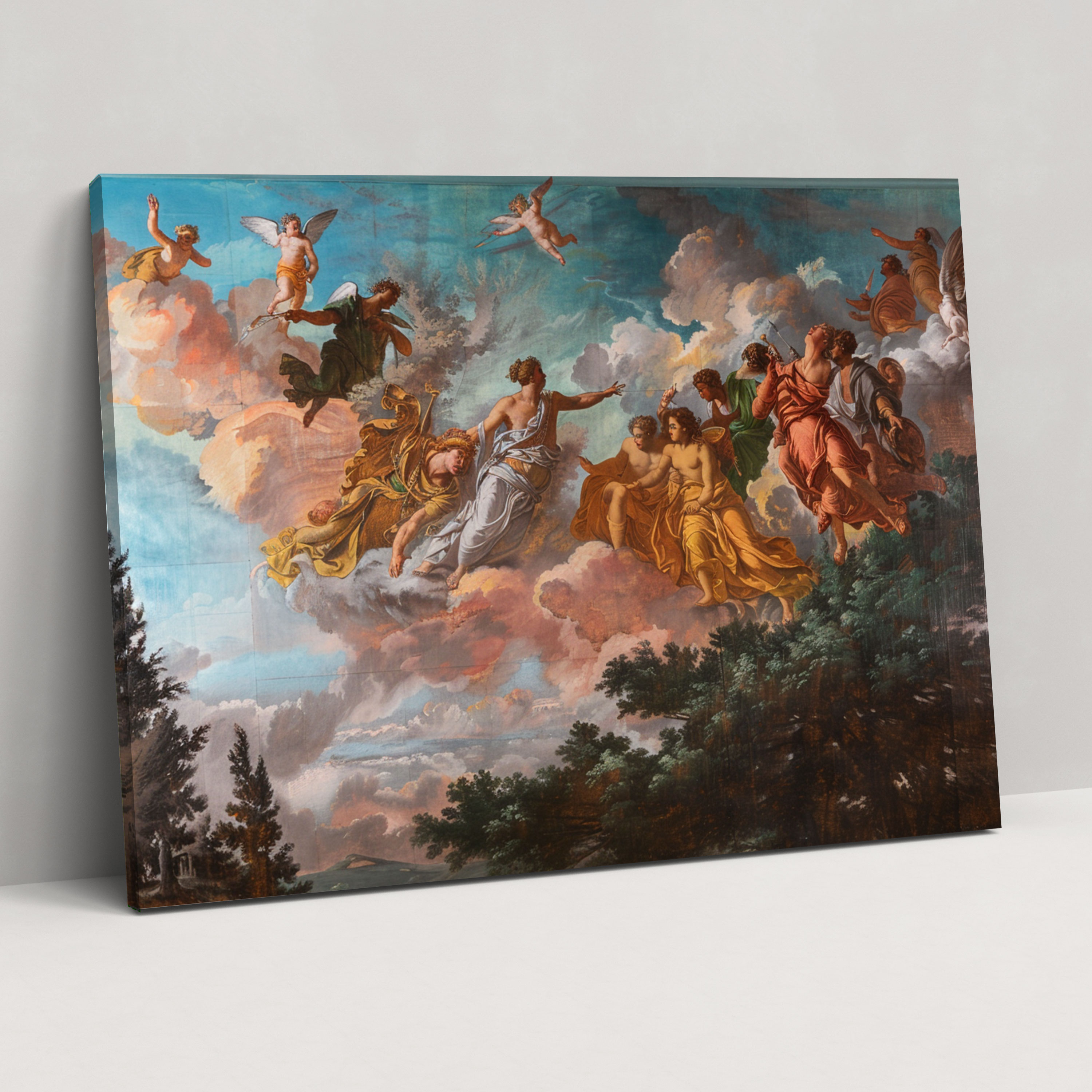 Baroque Style Painting Wall Art - Baroque, Wall Decoration, Canvas Wall Art, Canvas