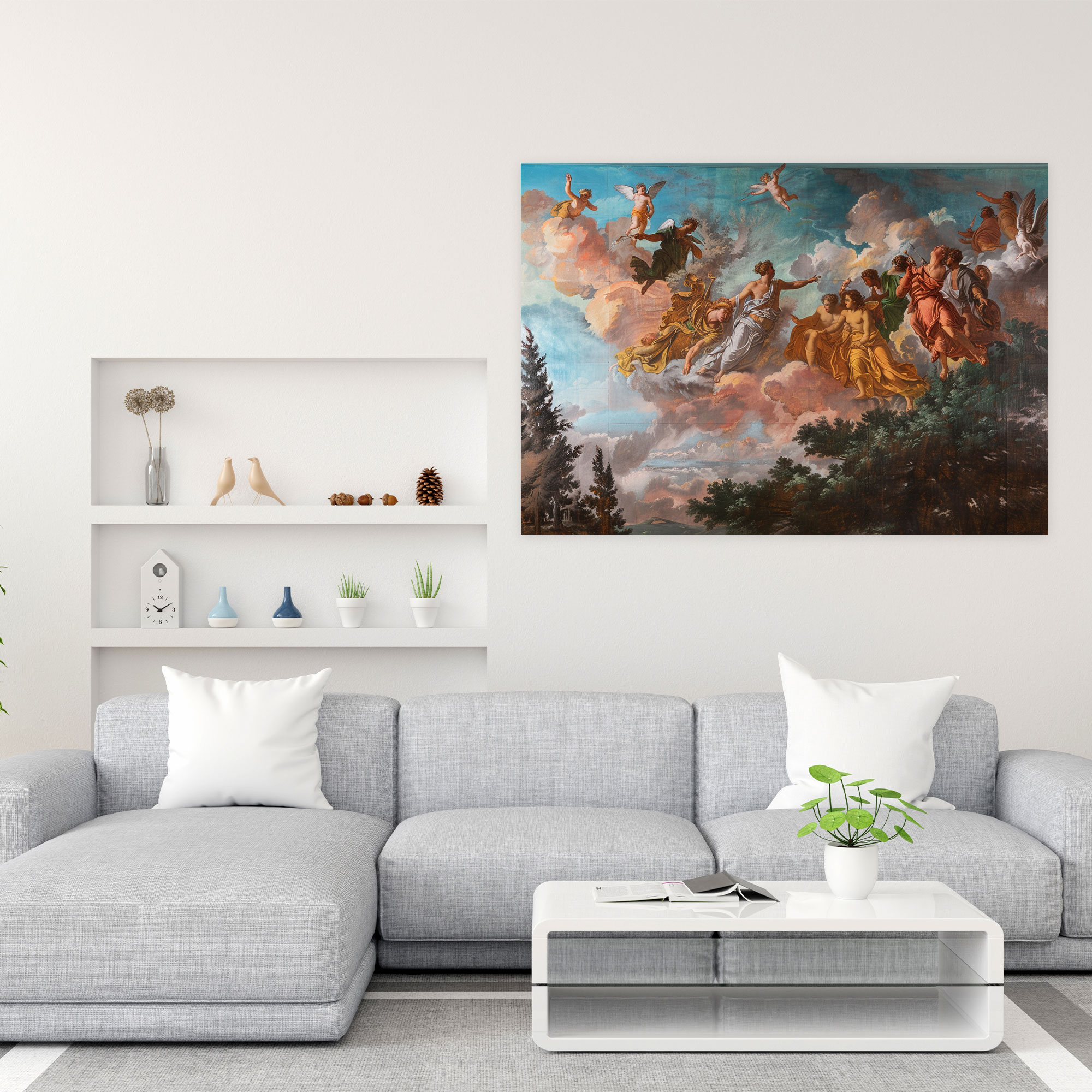 Baroque Style Painting Wall Art - Baroque, Wall Decoration, Canvas Wall Art, Canvas