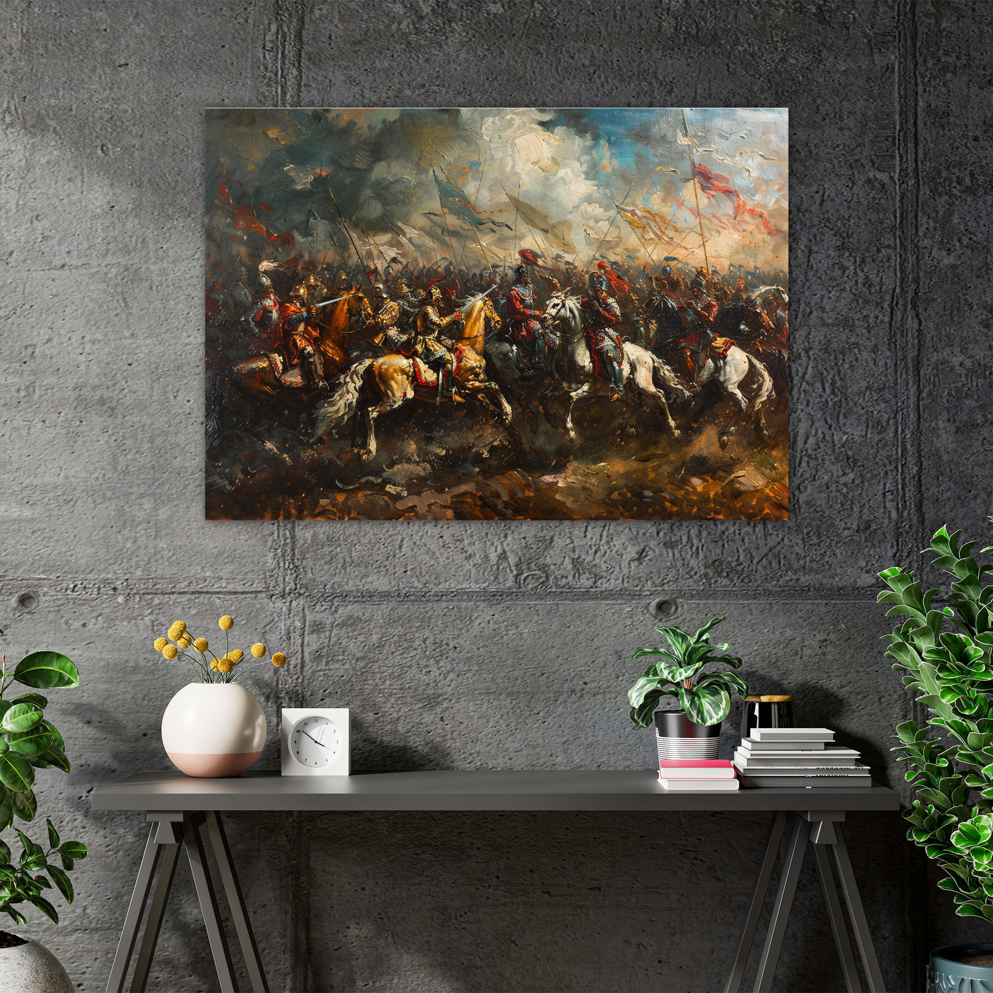 Baroque Style Painting Canvas Print - Baroque, Canvas Wall Art, Canvas, Wall Art