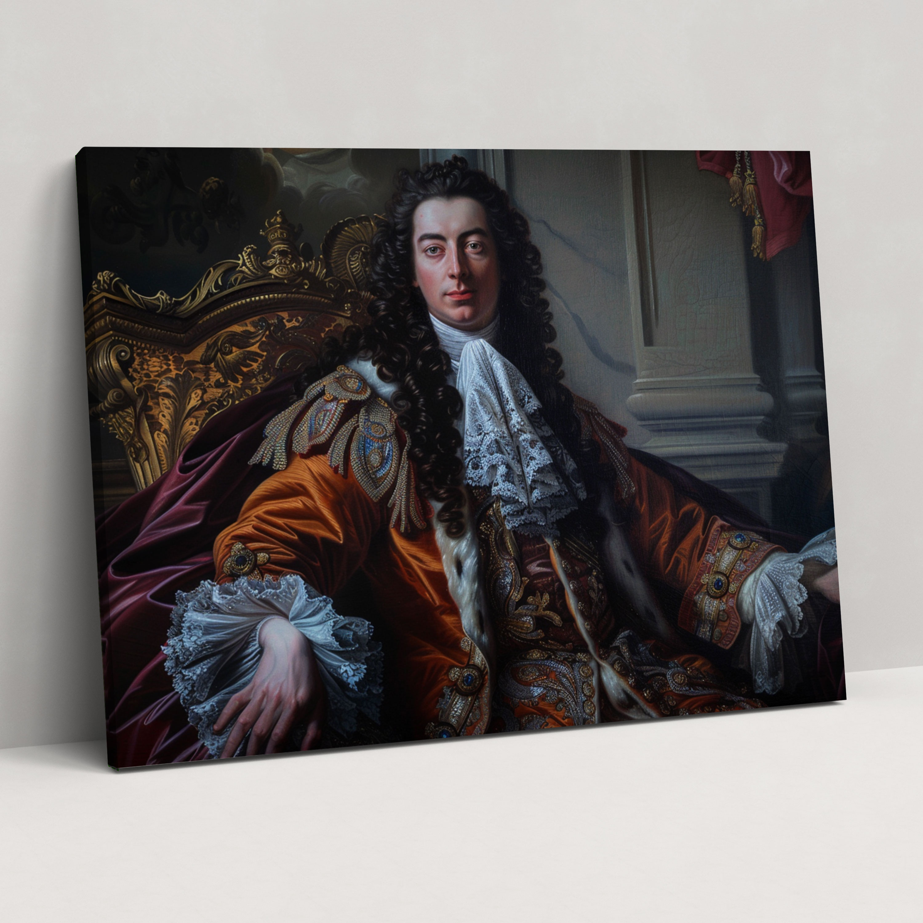 Baroque Style Painting Wall Decoration - Baroque, Canvas Wall Art, Canvas Print, Canvas