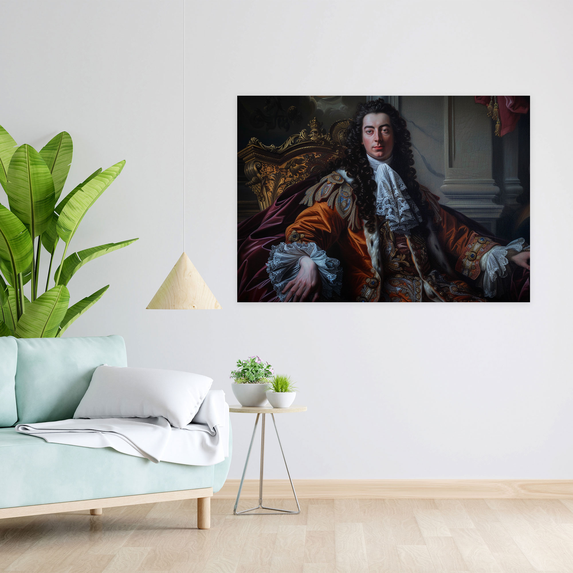 Baroque Style Painting Wall Decoration - Baroque, Canvas Wall Art, Canvas Print, Canvas
