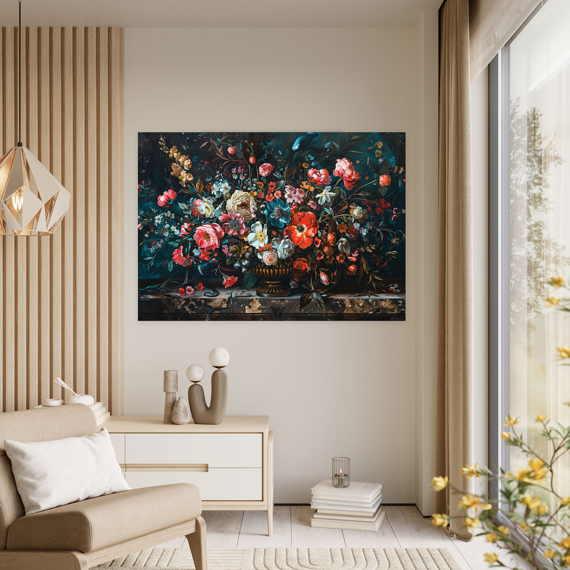 Baroque Style Painting Wall Decoration - Baroque, Canvas Wall Art, Baroque Style Painting, Canvas Print