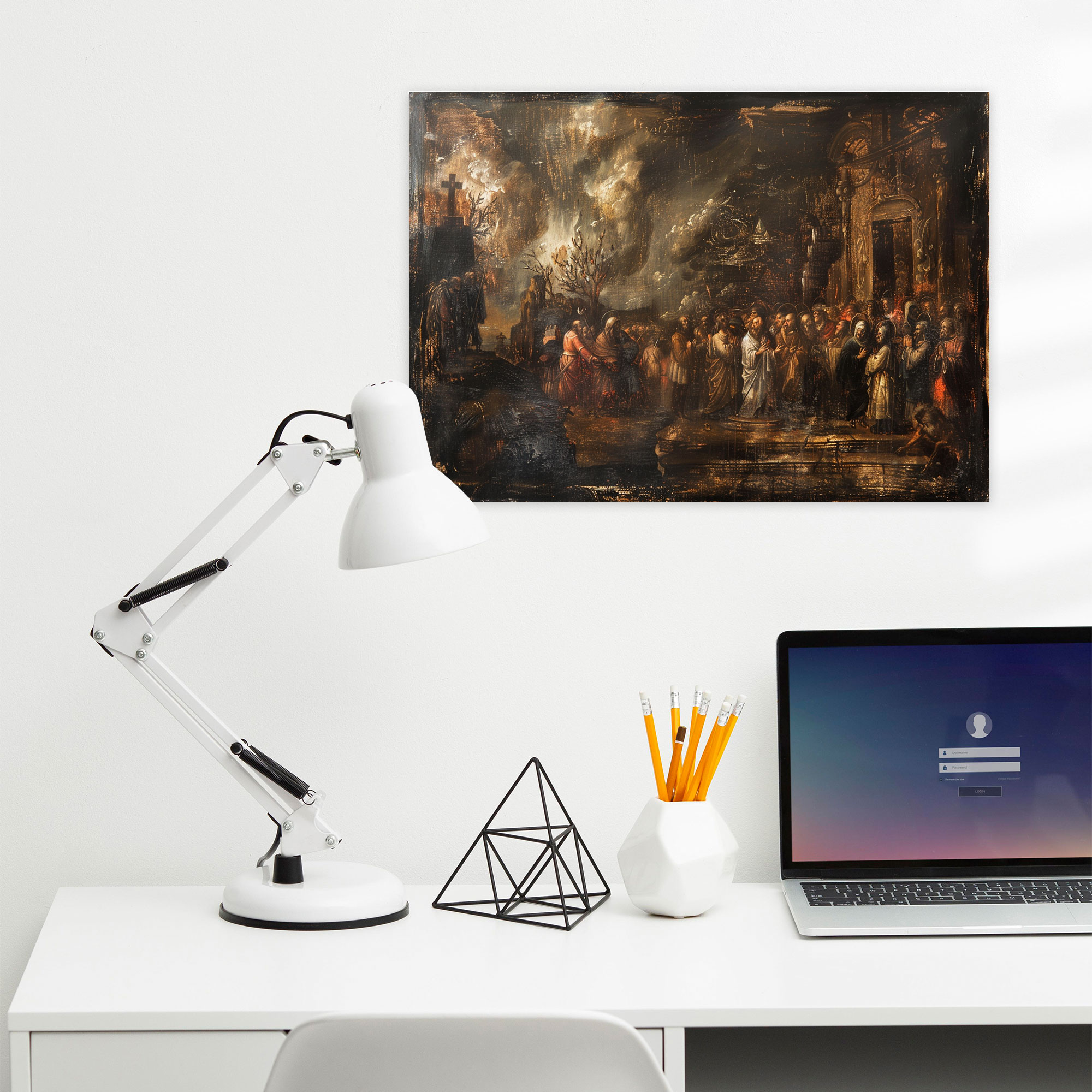 Baroque Style Painting Wall Art - Baroque, Baroque Style Painting, Wall Art, Wall Decoration