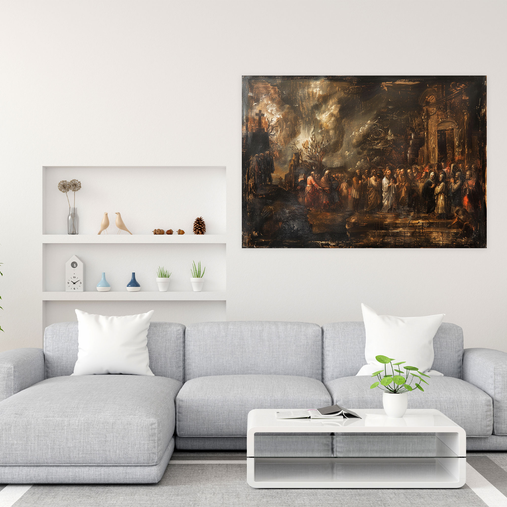 Baroque Style Painting Wall Art - Baroque, Baroque Style Painting, Wall Art, Wall Decoration
