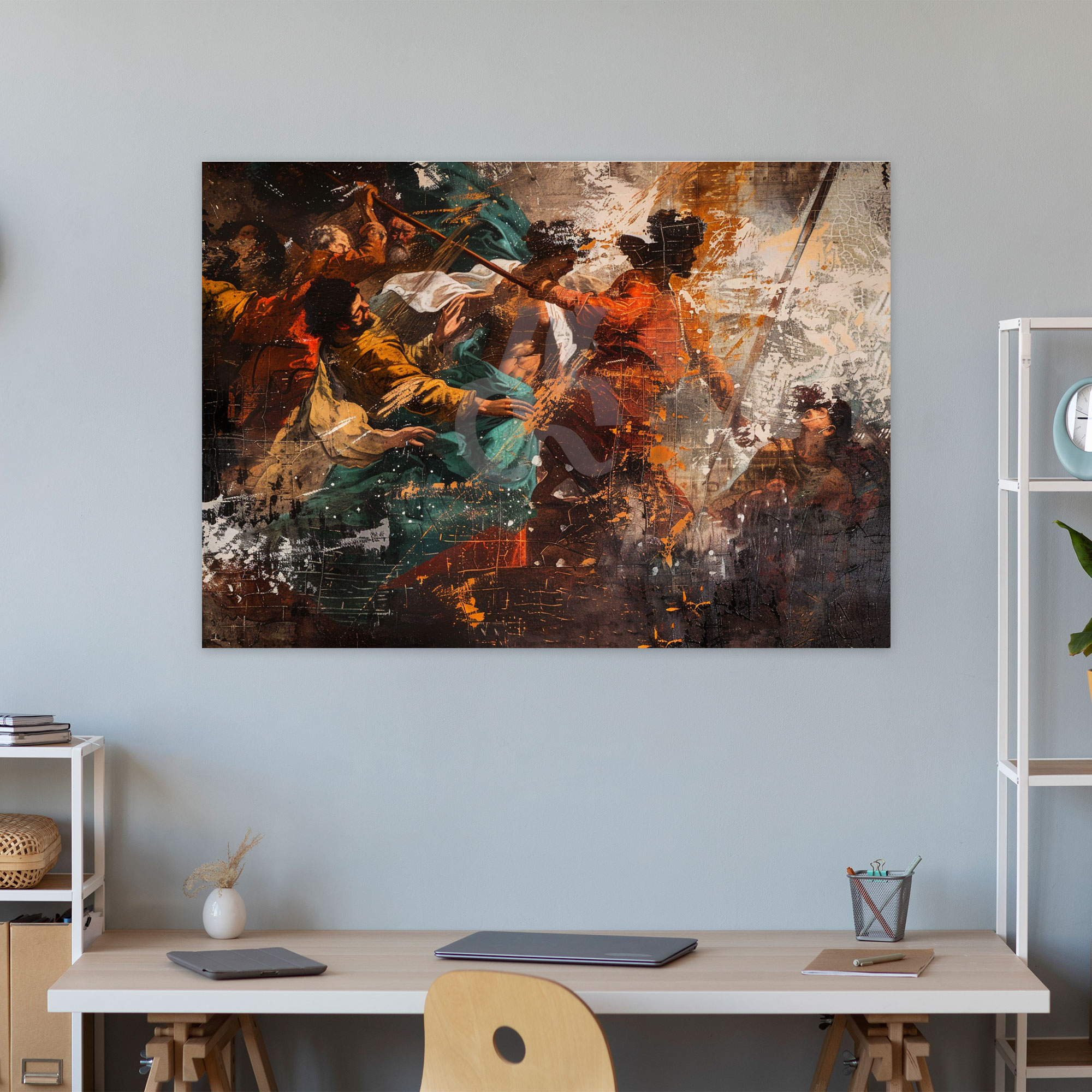 Baroque Style Painting Canvas Print - Baroque, Canvas Print, Canvas Wall Art, Wall Decoration