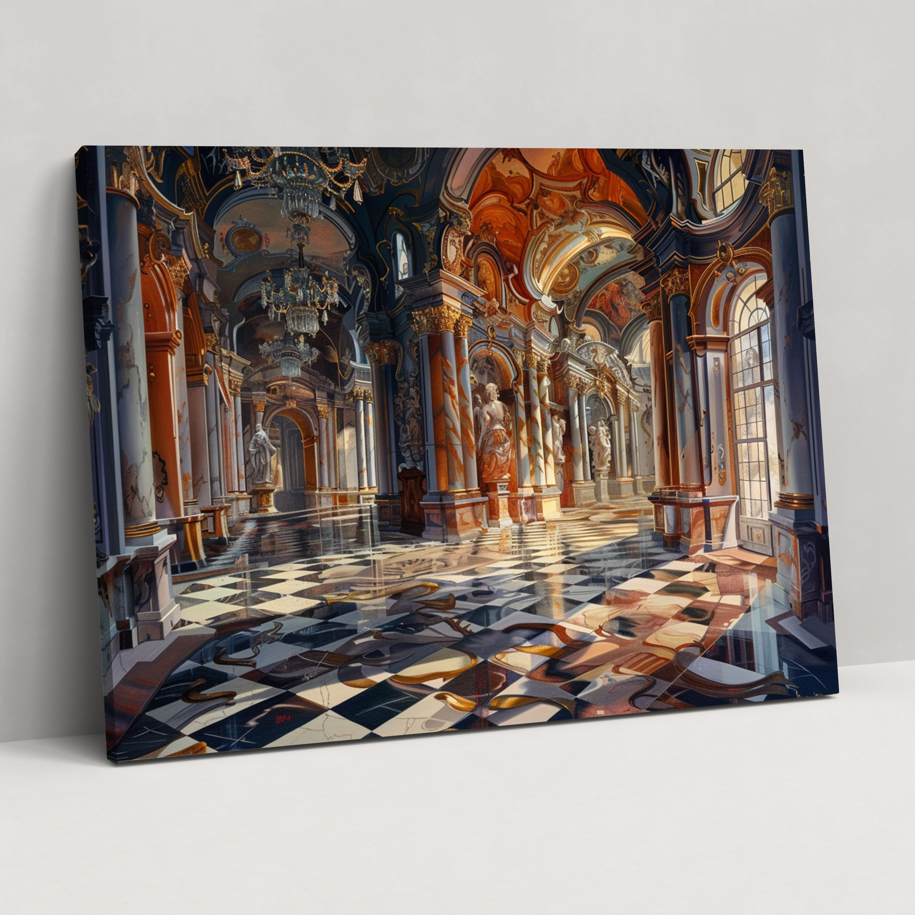 Baroque Style Painting Wall Decoration - Baroque, Home Decoration, Canvas, Wall Decoration