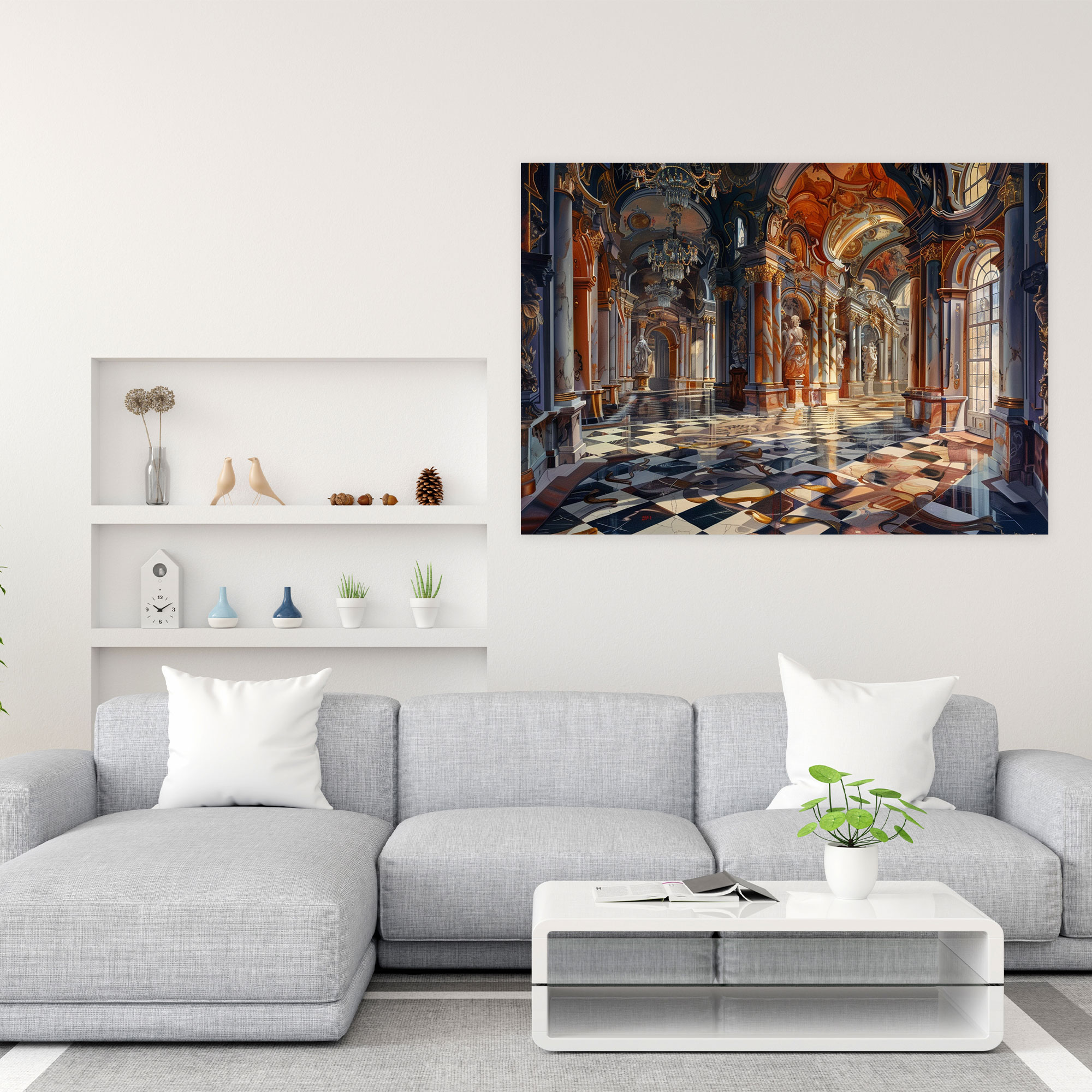 Baroque Style Painting Wall Decoration - Baroque, Home Decoration, Canvas, Wall Decoration