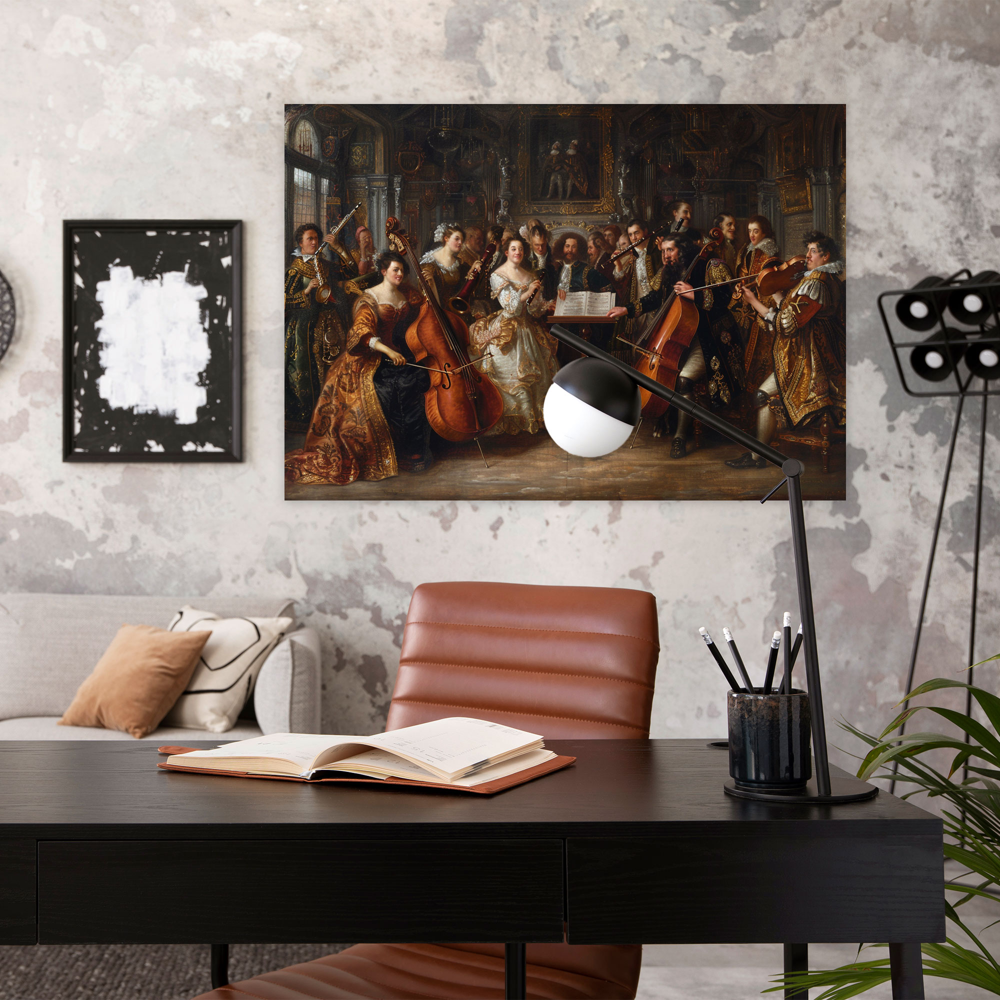 Baroque Style Painting Canvas Print - Baroque, Canvas Wall Art, Canvas, Wall Decoration