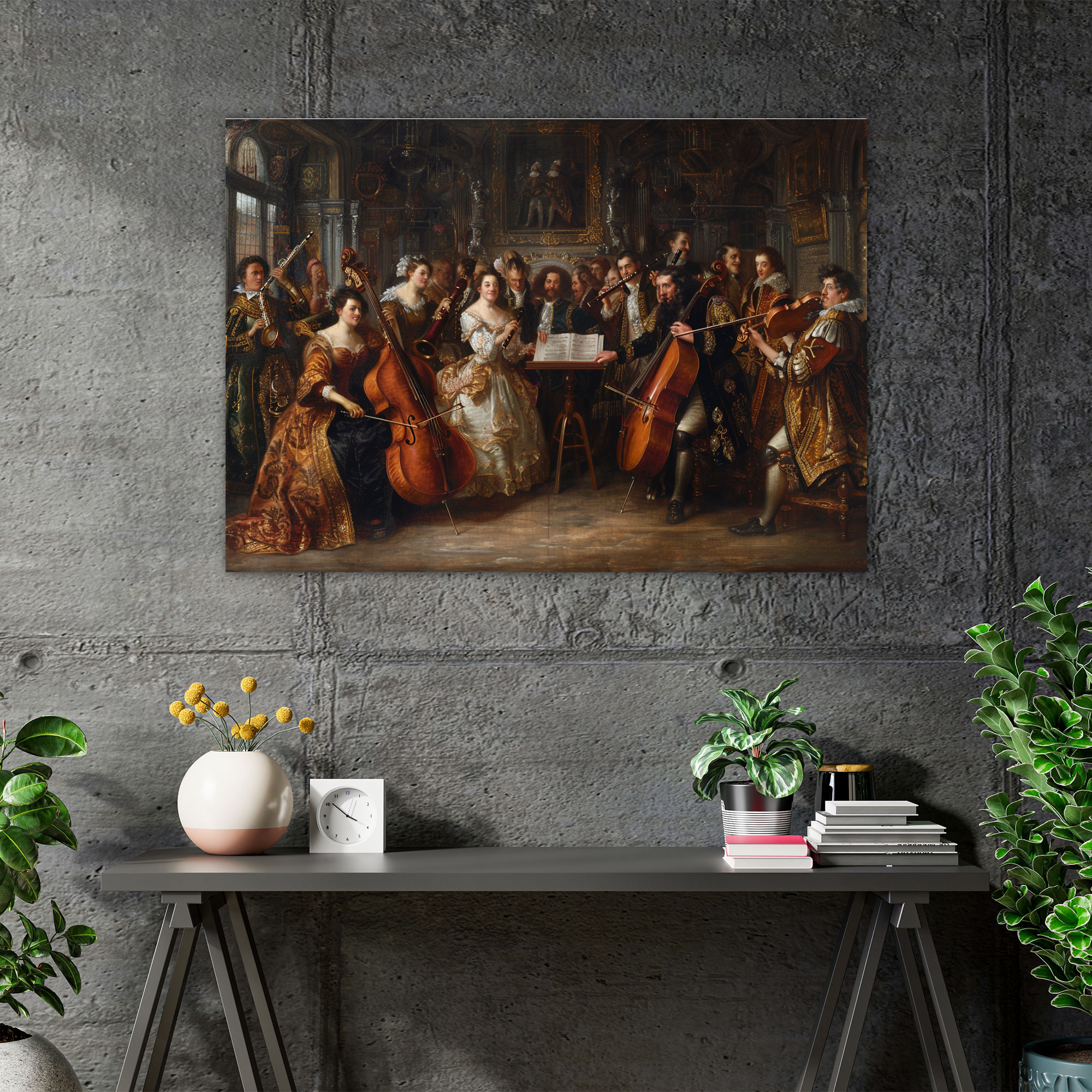 Baroque Style Painting Canvas Print - Baroque, Canvas Wall Art, Canvas, Wall Decoration