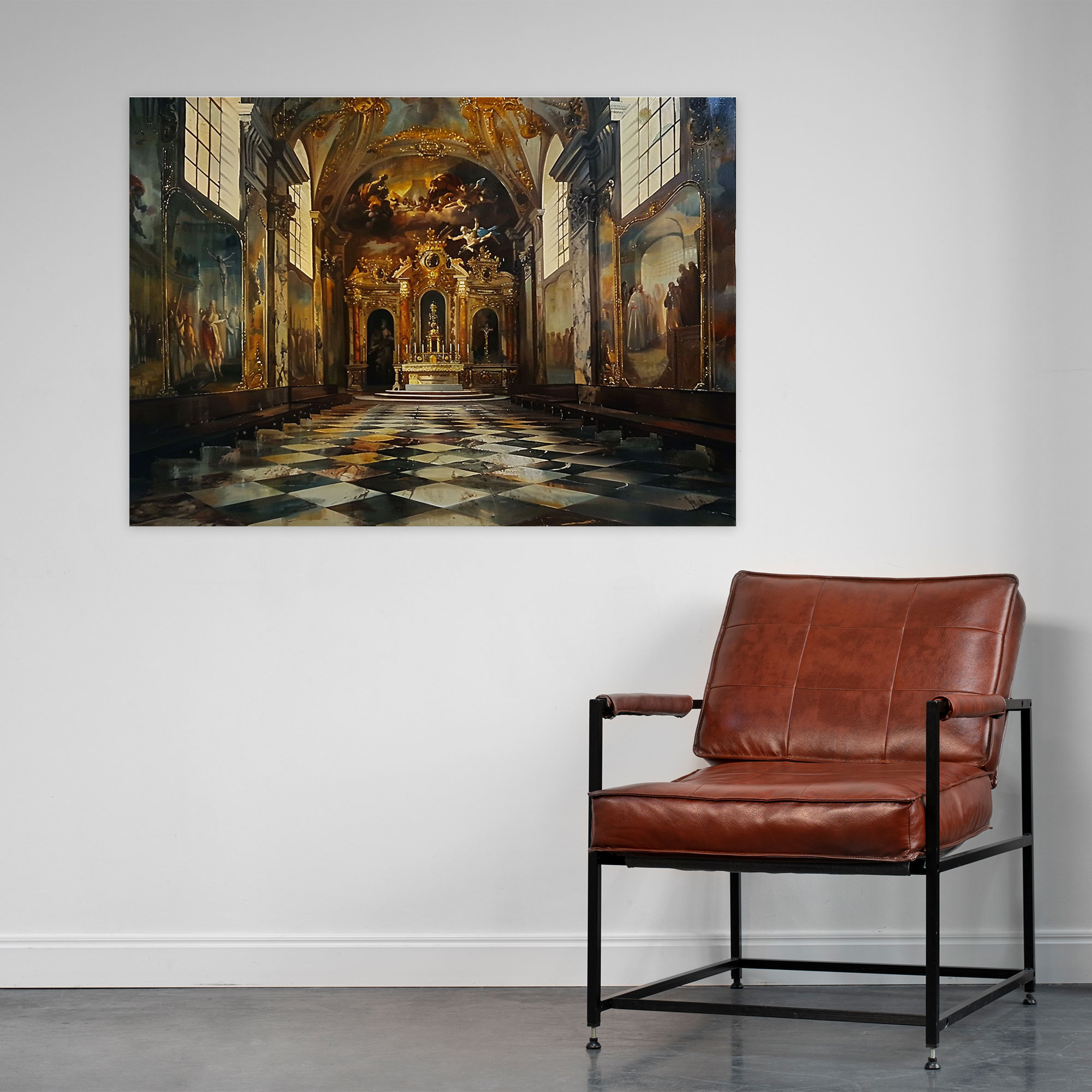 Baroque Style Painting Wall Art - Baroque, Canvas Wall Art, Home Decoration, Wall Art
